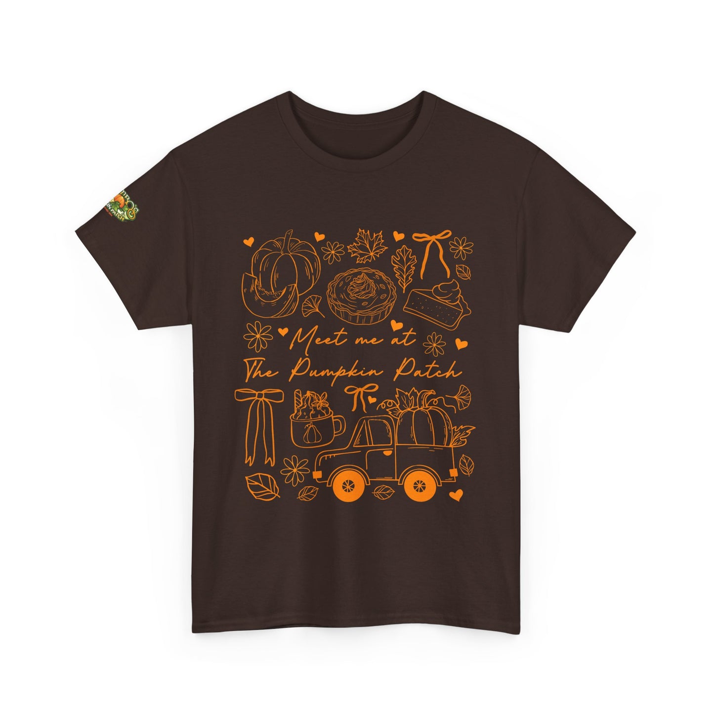 Meet Me At The Pumpkin Patch Gildan™ Adult Unisex T-Shirt – Cozy Fall Graphic Tee