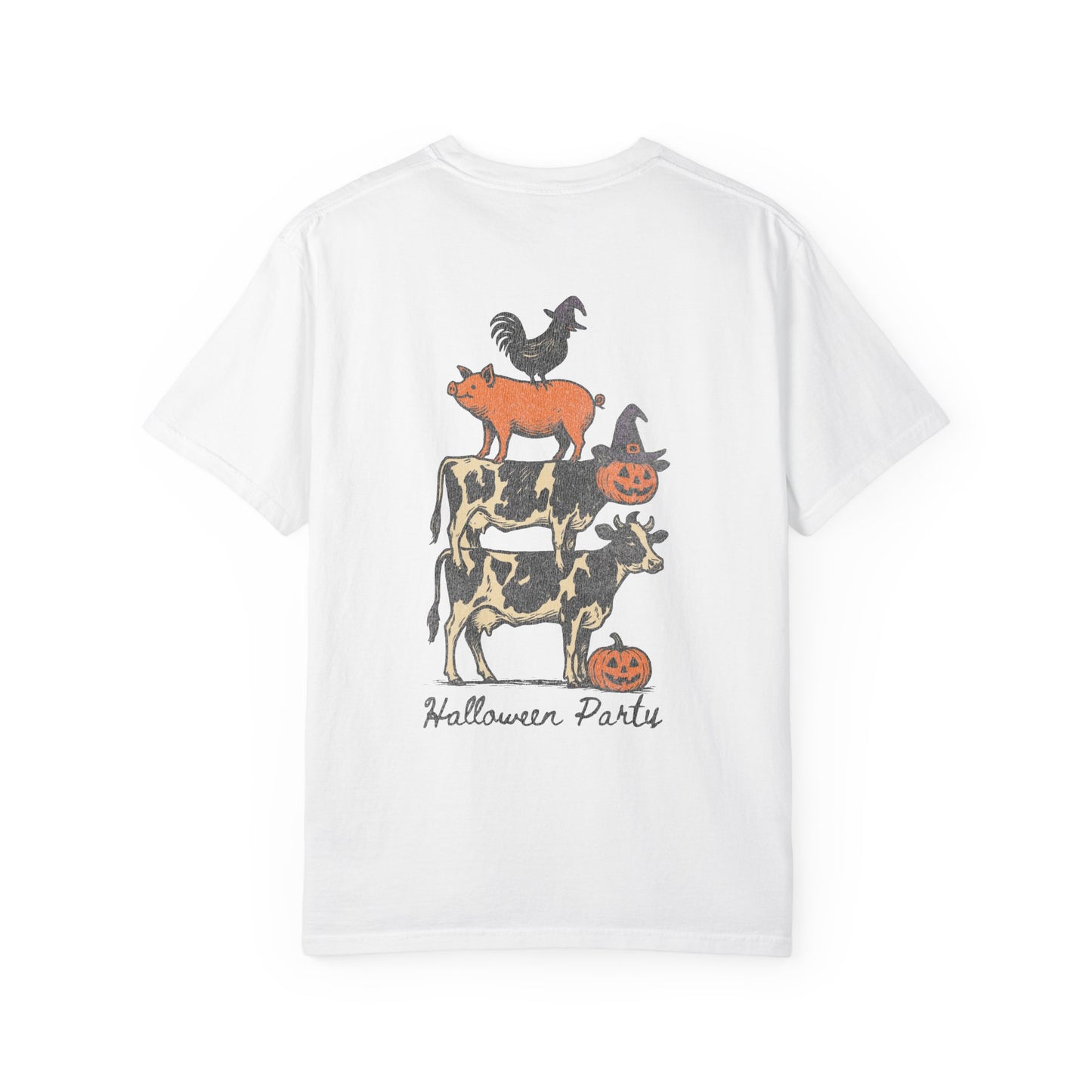 🎃 Halloween Party Cow Comfort Colors Tee