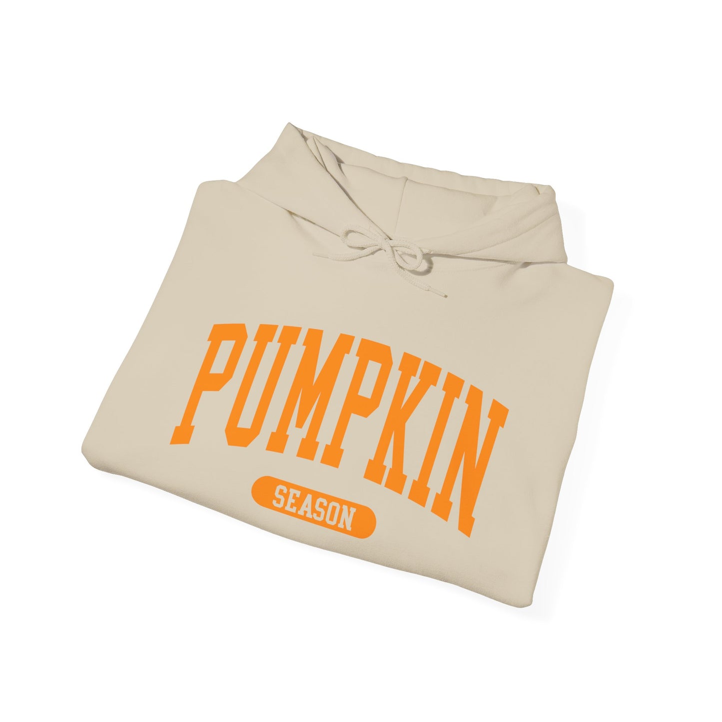 Pumpkin Season Gildan Hoodie | Jumbo’s Pumpkin Patch Logo Sleeve