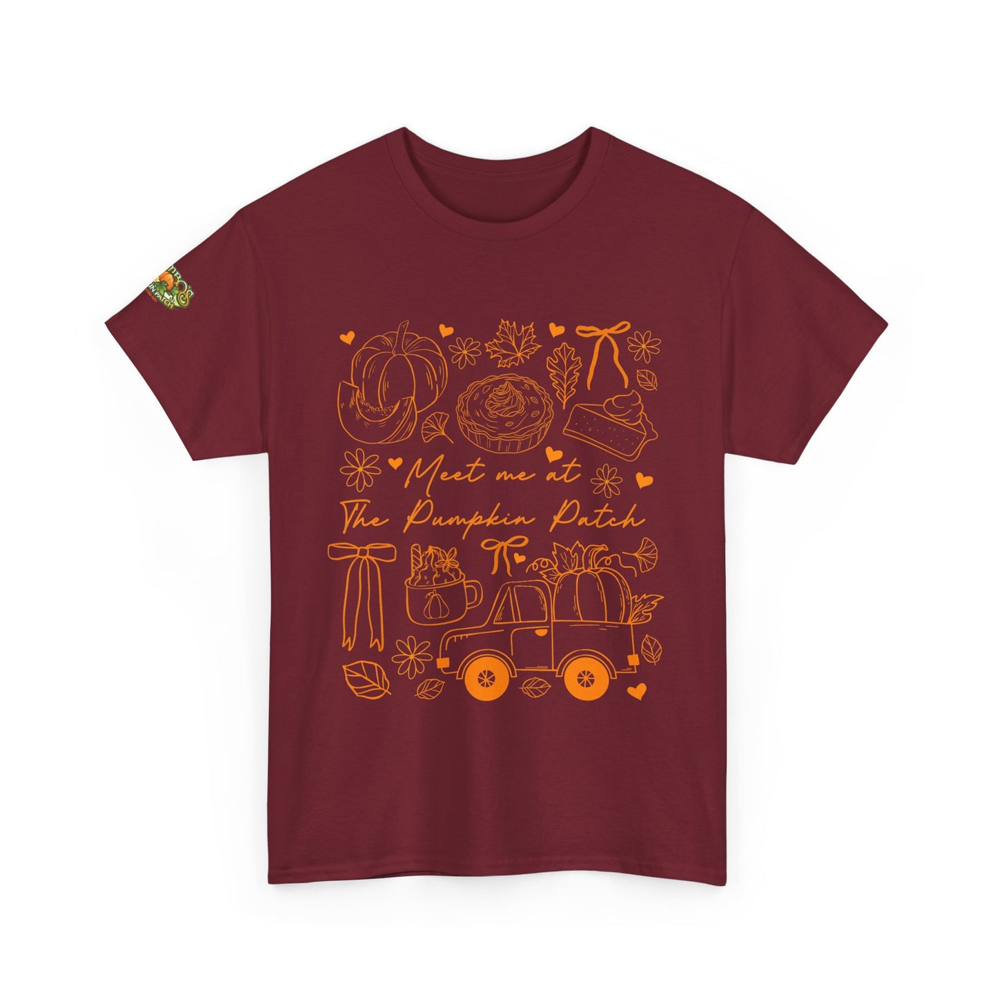 Meet Me At The Pumpkin Patch Gildan™ Adult Unisex T-Shirt – Cozy Fall Graphic Tee