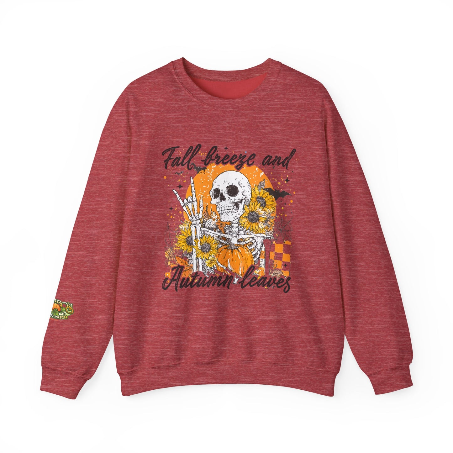 Fall Breeze & Autumn Leaves Gildan™️ Crewneck Sweatshirt