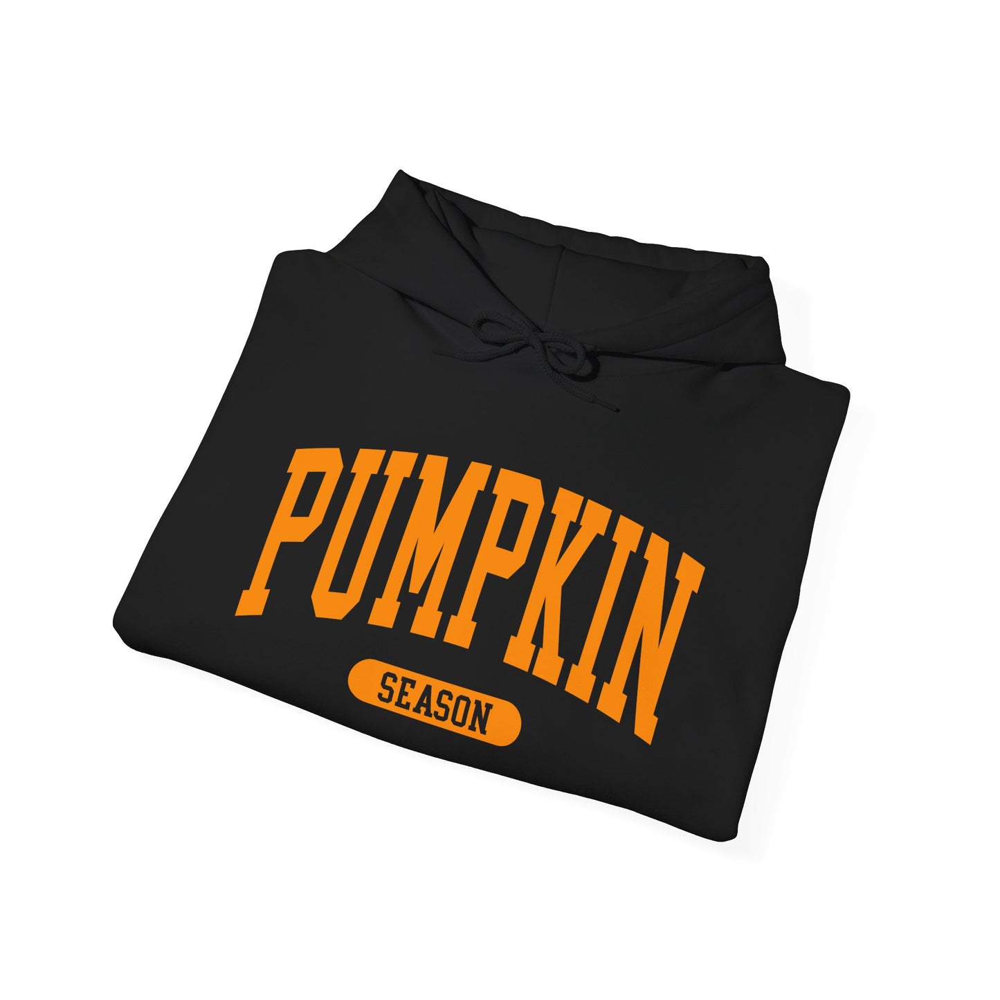 Pumpkin Season Gildan Hoodie | Jumbo’s Pumpkin Patch Logo Sleeve