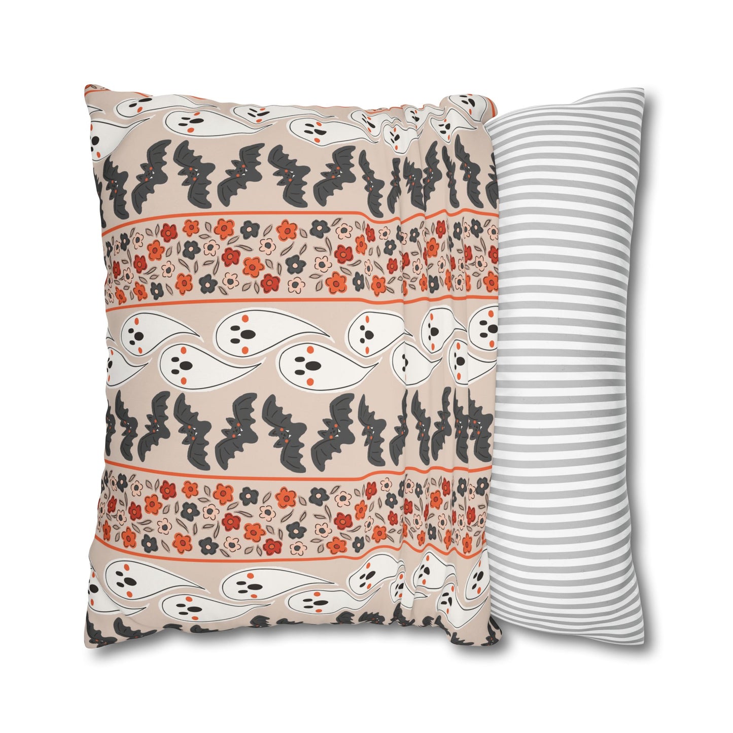 Halloween Ghost Pillow Cover | Jumbo’s Pumpkin Patch | Spooky Fall Home Décor