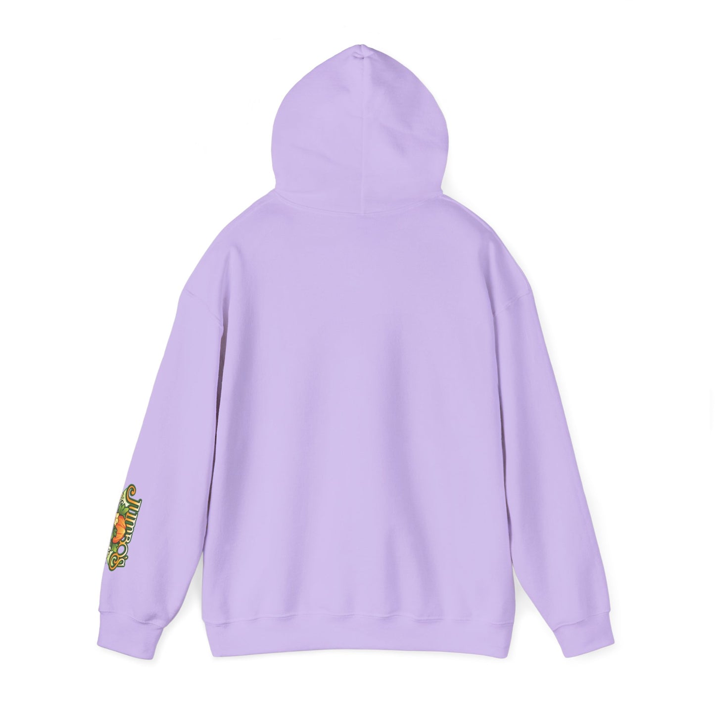 Pumpkin Season Gildan Hoodie | Jumbo’s Pumpkin Patch Logo Sleeve