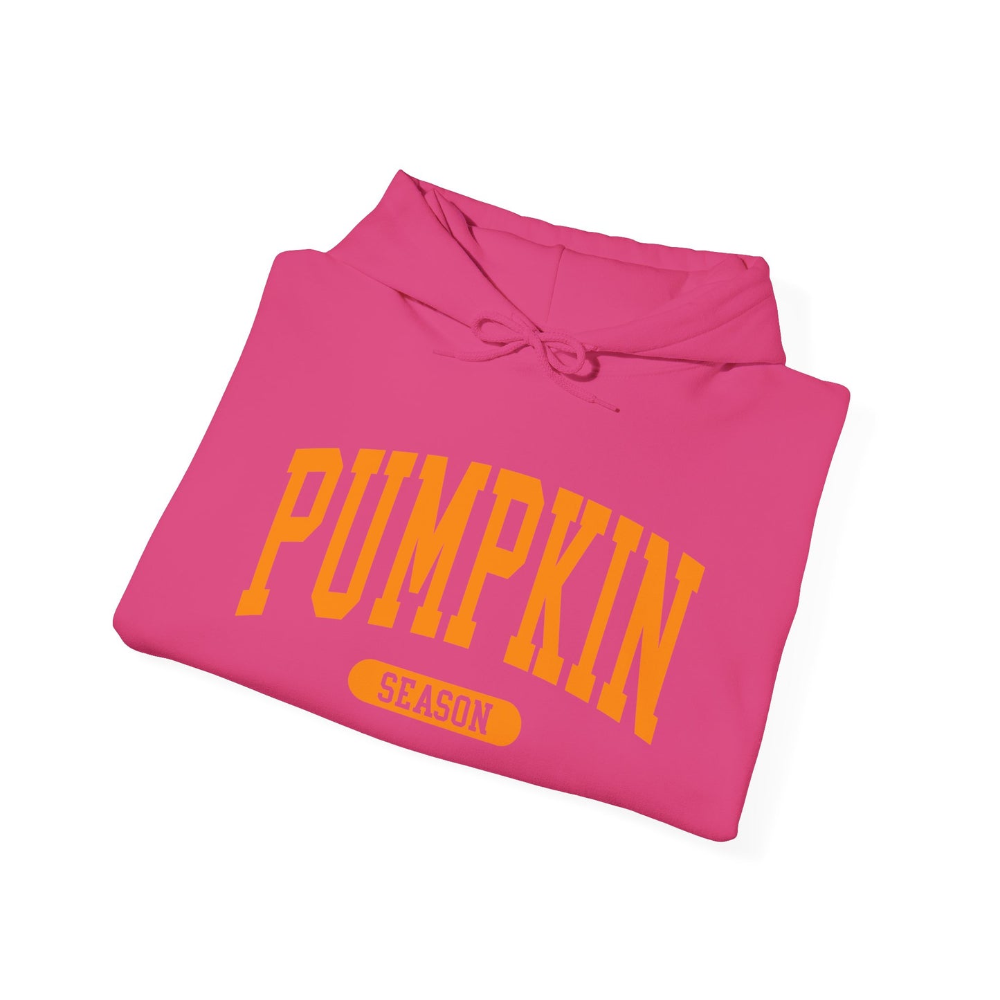 Pumpkin Season Gildan Hoodie | Jumbo’s Pumpkin Patch Logo Sleeve