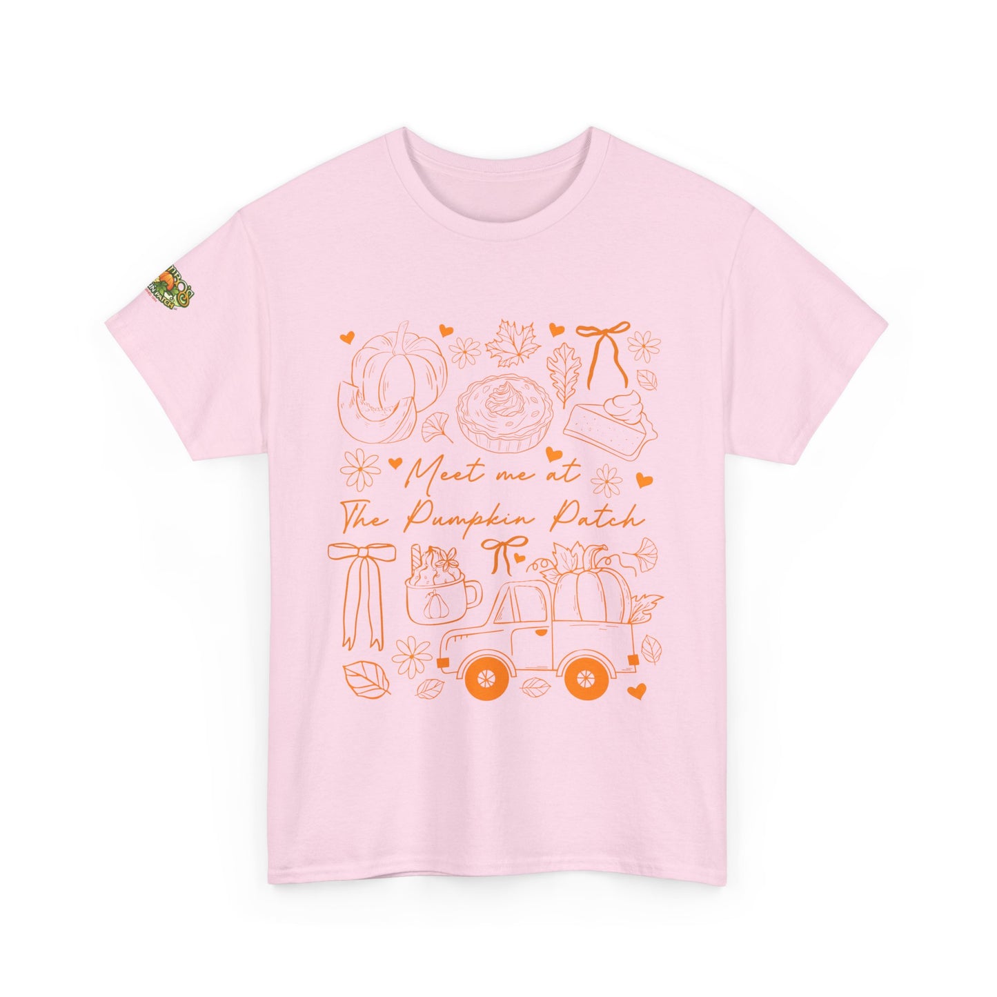 Meet Me At The Pumpkin Patch Gildan™ Adult Unisex T-Shirt – Cozy Fall Graphic Tee