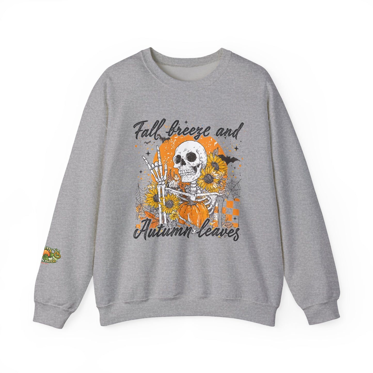 Fall Breeze & Autumn Leaves Gildan™️ Crewneck Sweatshirt