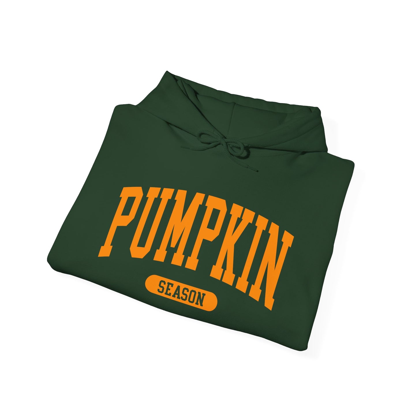 Pumpkin Season Gildan Hoodie | Jumbo’s Pumpkin Patch Logo Sleeve