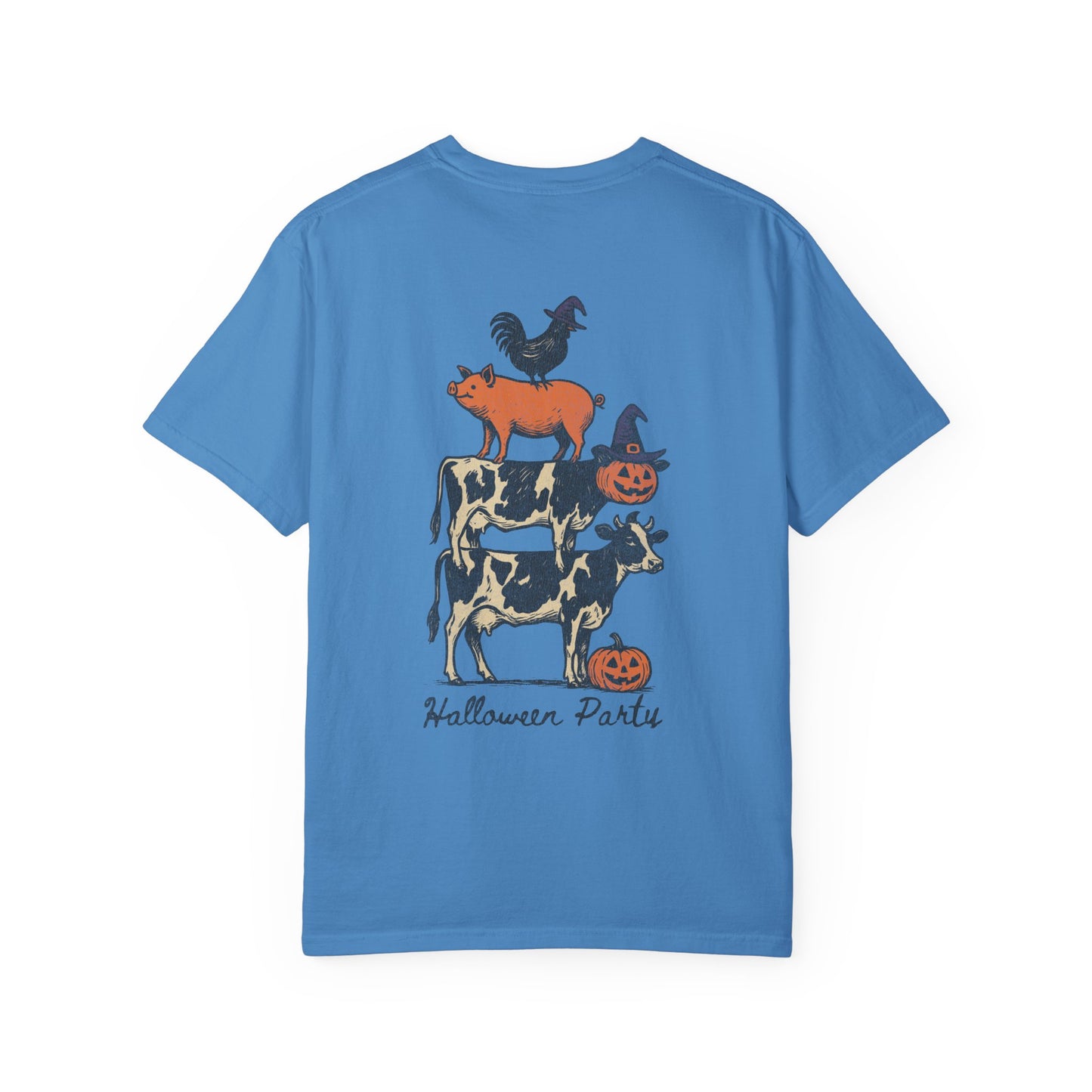 🎃 Halloween Party Cow Comfort Colors Tee