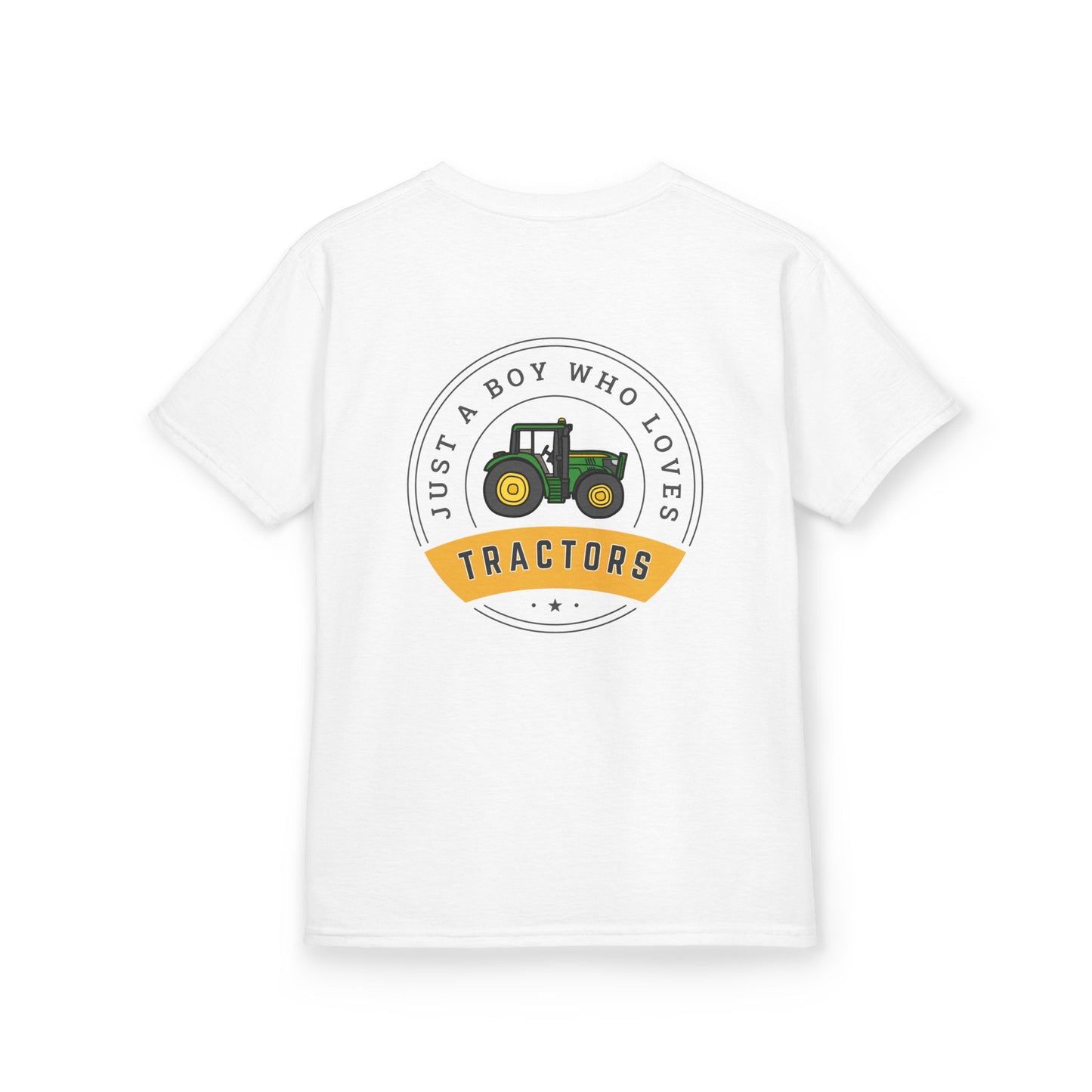 Just A Boy Who Loves Tractors Gildan™️ Kids Tee