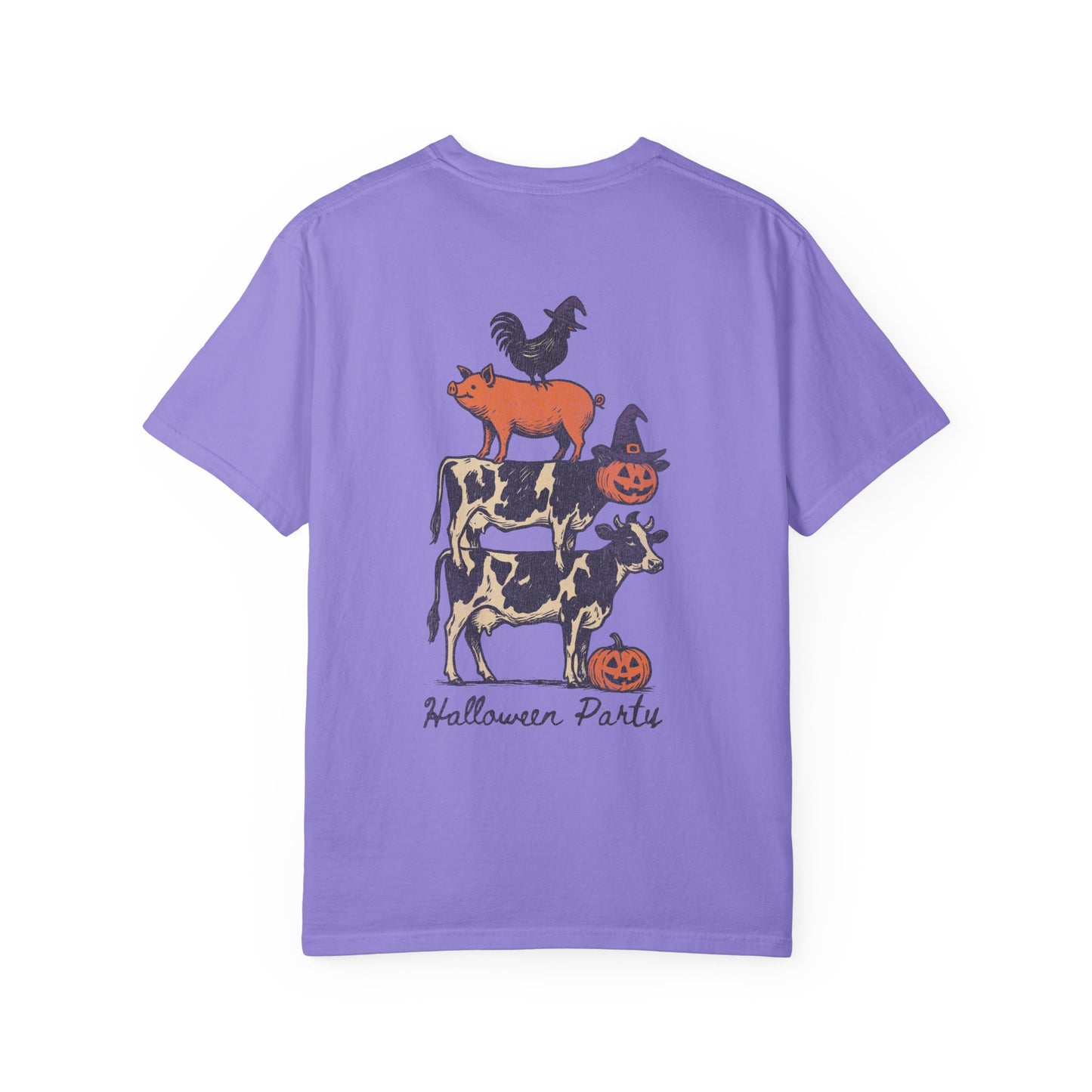 🎃 Halloween Party Cow Comfort Colors Tee