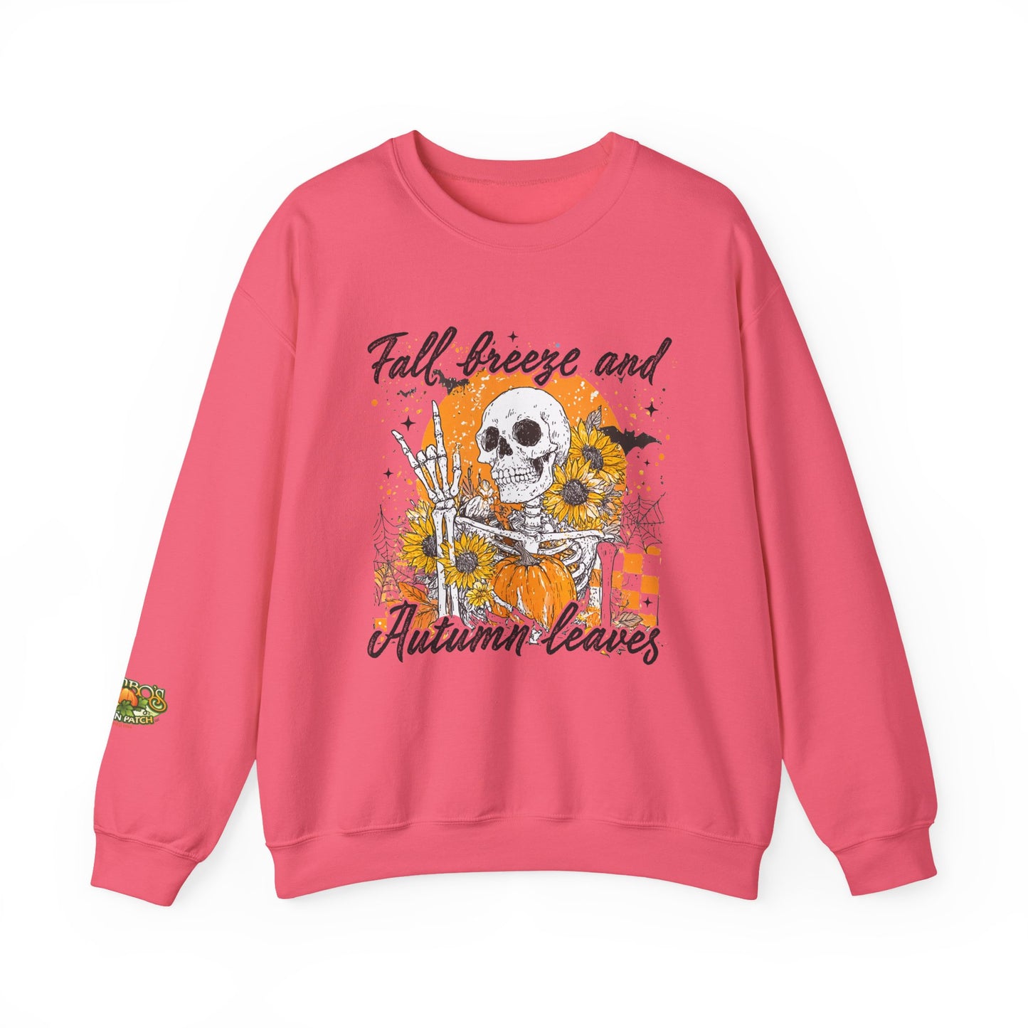 Fall Breeze & Autumn Leaves Gildan™️ Crewneck Sweatshirt