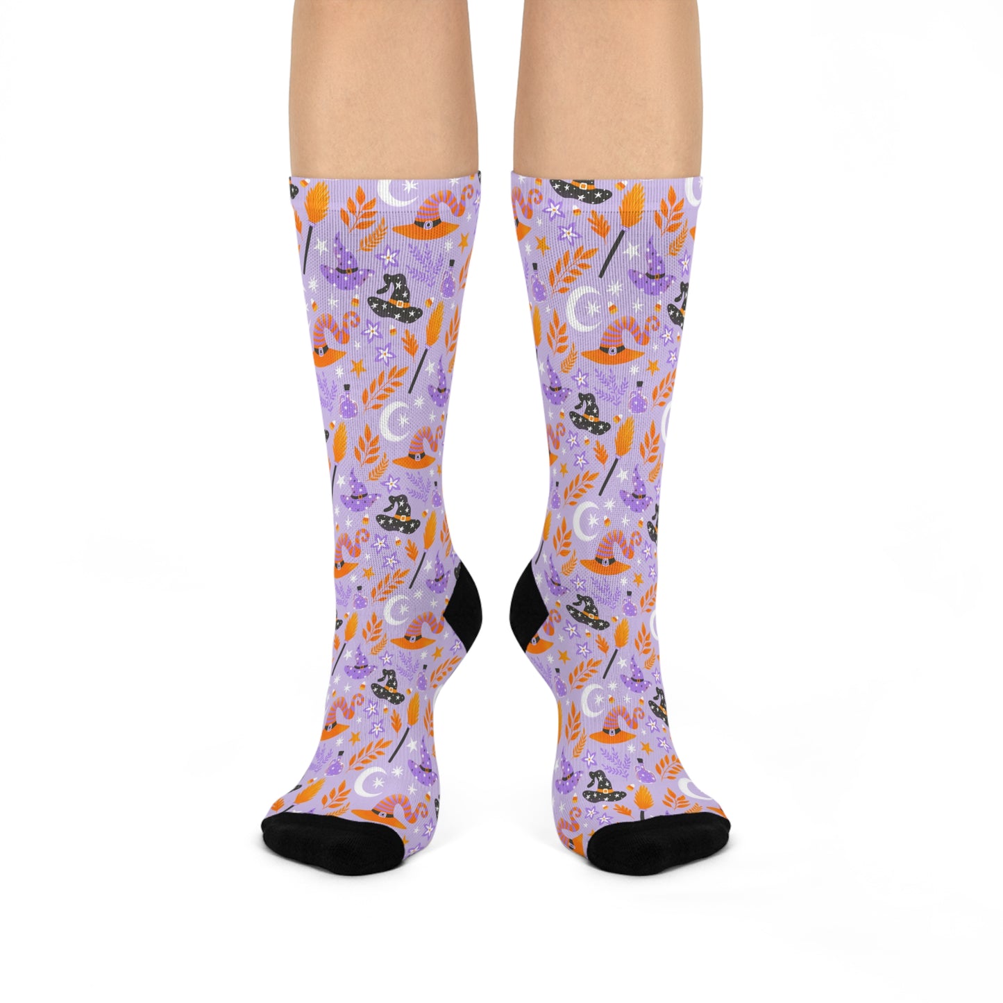 Halloween Crew Socks – Spooky Cats, Witch Hats & Fall Vibes