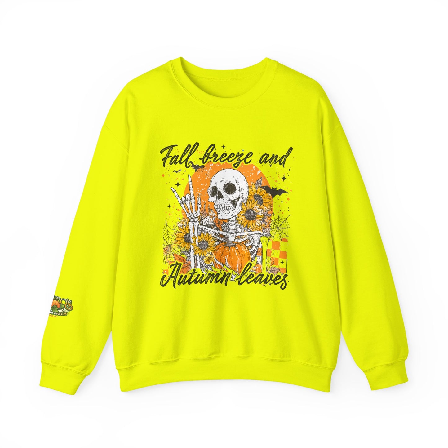 Fall Breeze & Autumn Leaves Gildan™️ Crewneck Sweatshirt