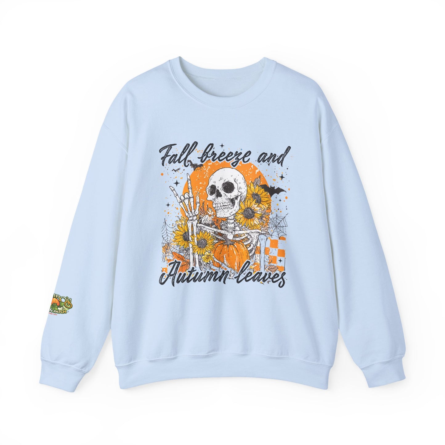 Fall Breeze & Autumn Leaves Gildan™️ Crewneck Sweatshirt