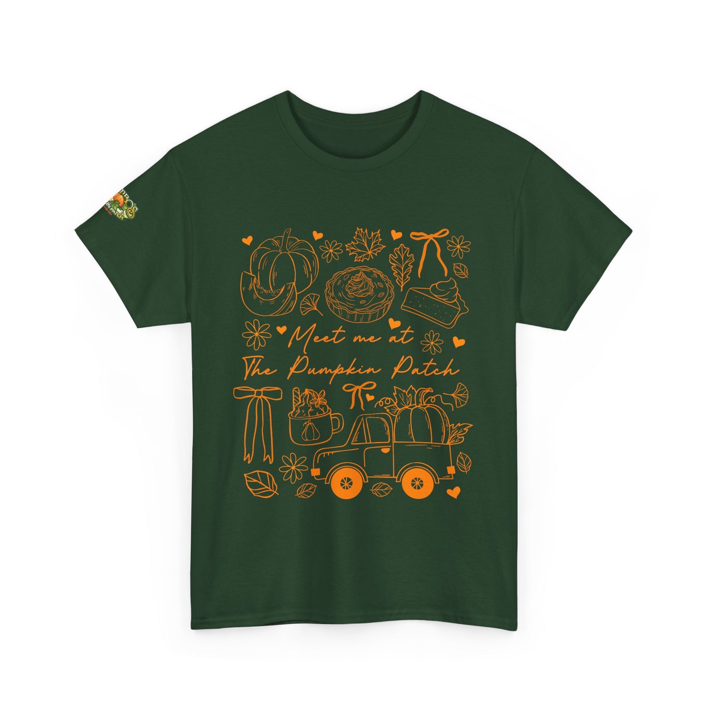 Meet Me At The Pumpkin Patch Gildan™ Adult Unisex T-Shirt – Cozy Fall Graphic Tee