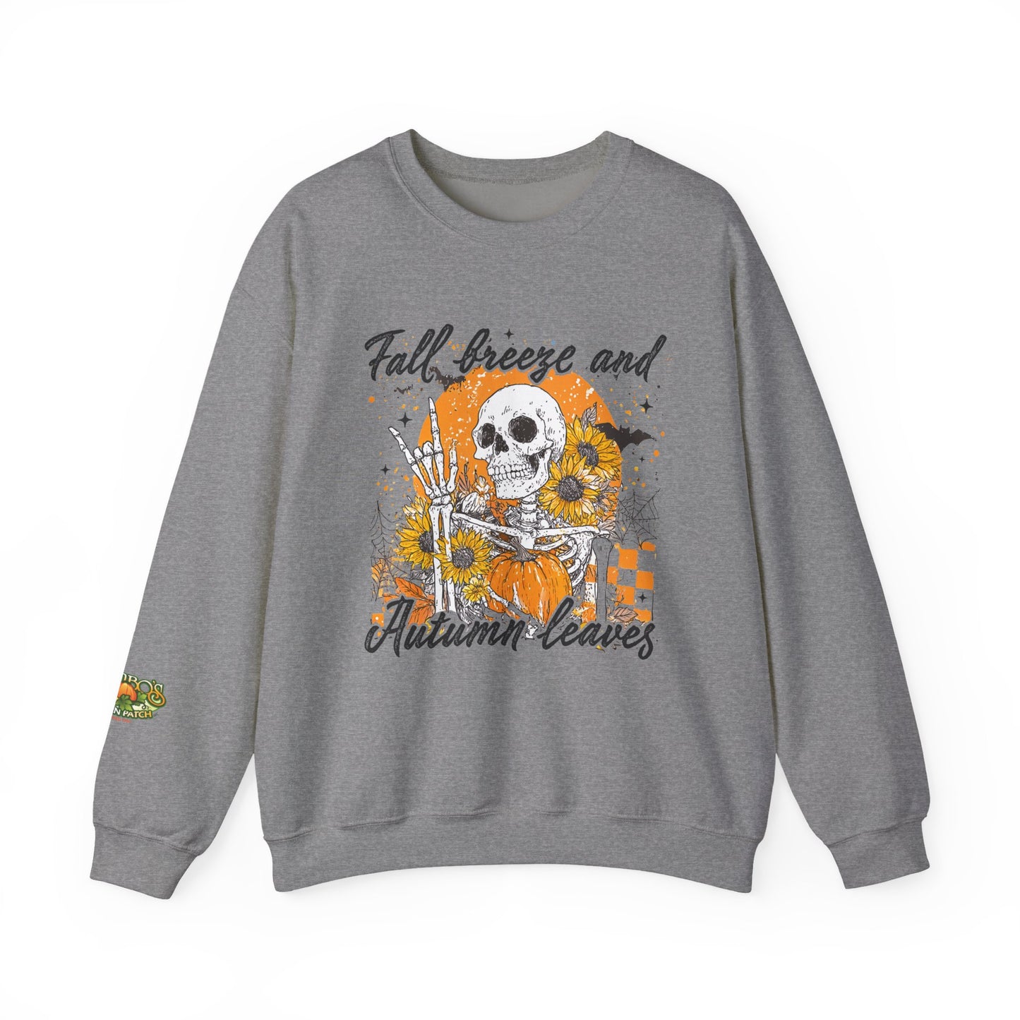 Fall Breeze & Autumn Leaves Gildan™️ Crewneck Sweatshirt