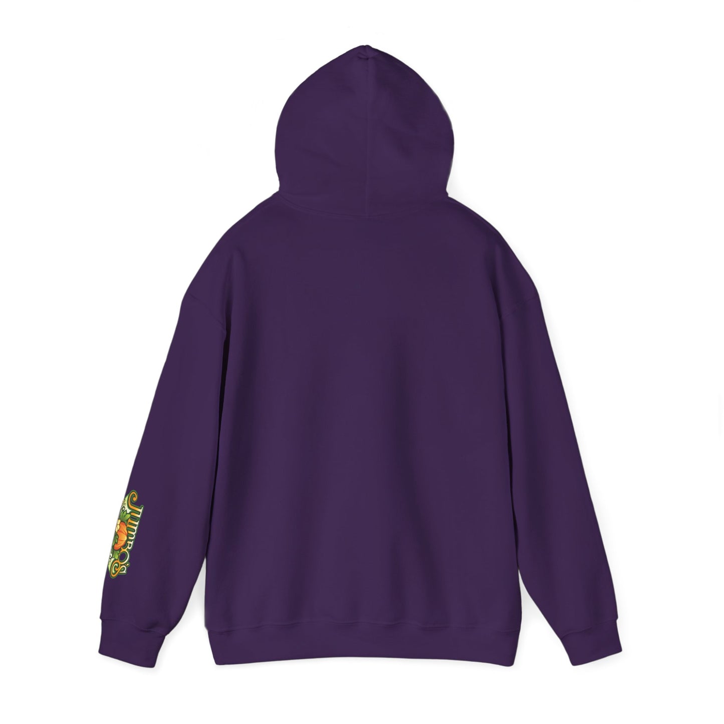 Pumpkin Season Gildan Hoodie | Jumbo’s Pumpkin Patch Logo Sleeve