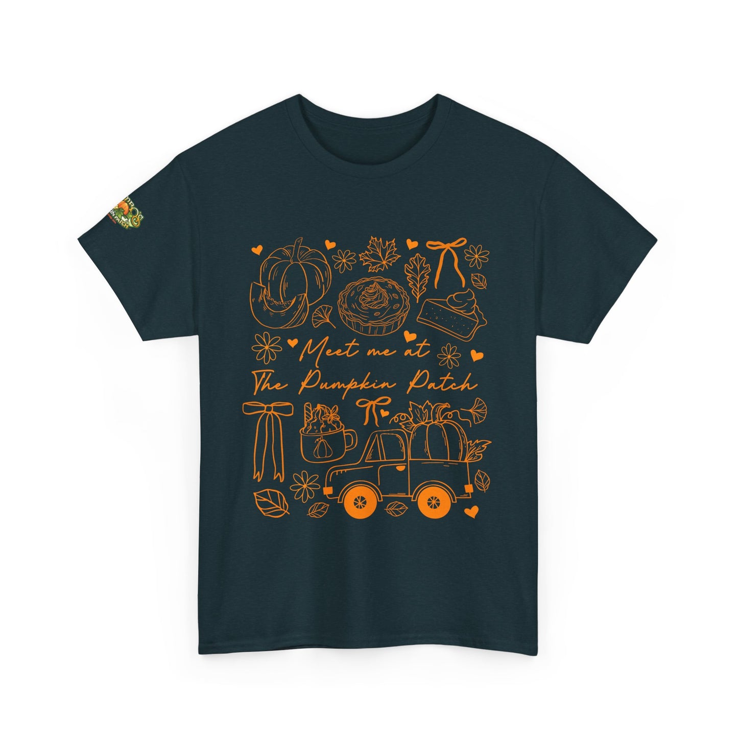 Meet Me At The Pumpkin Patch Gildan™ Adult Unisex T-Shirt – Cozy Fall Graphic Tee