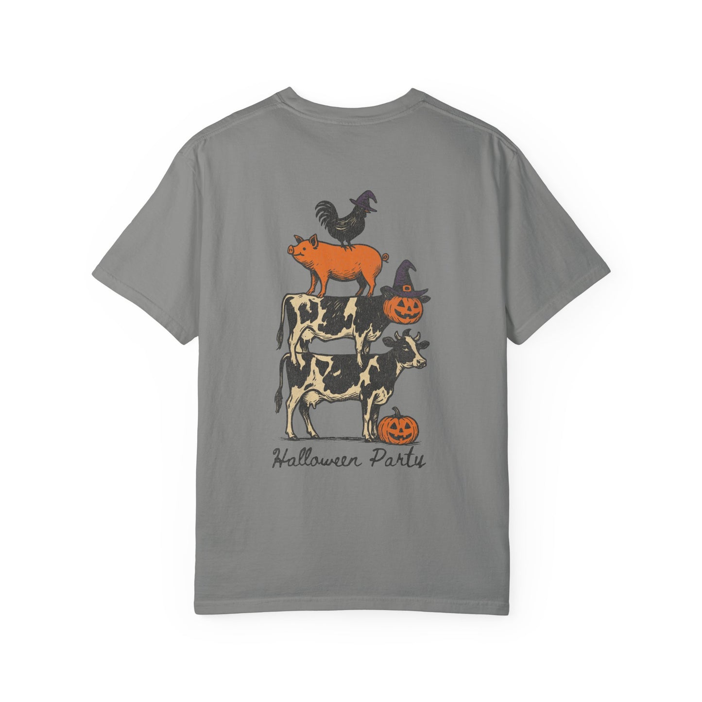 🎃 Halloween Party Cow Comfort Colors Tee