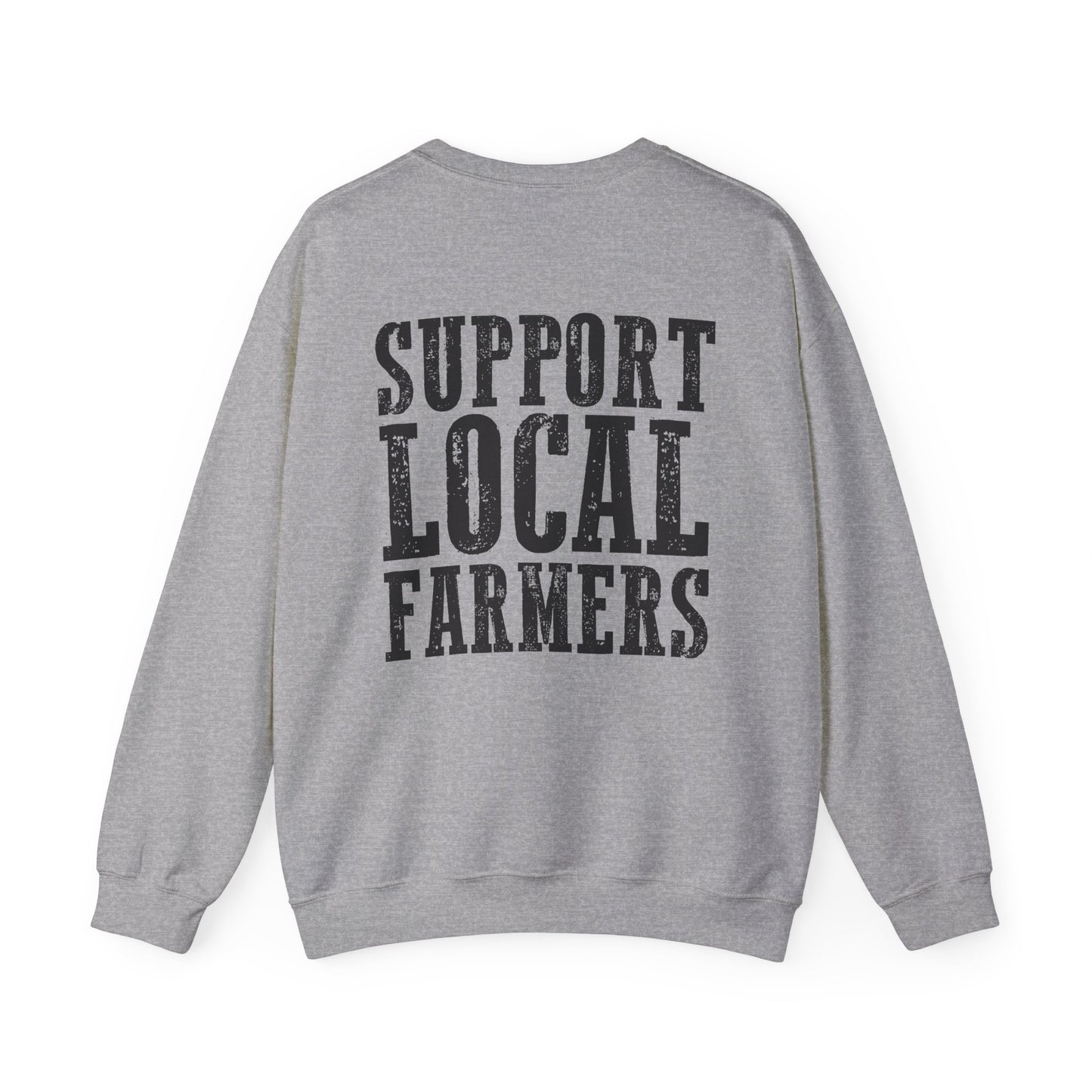 Farm Fresh & Cozy Crewneck – Support Local Farmers Sweatshirt
