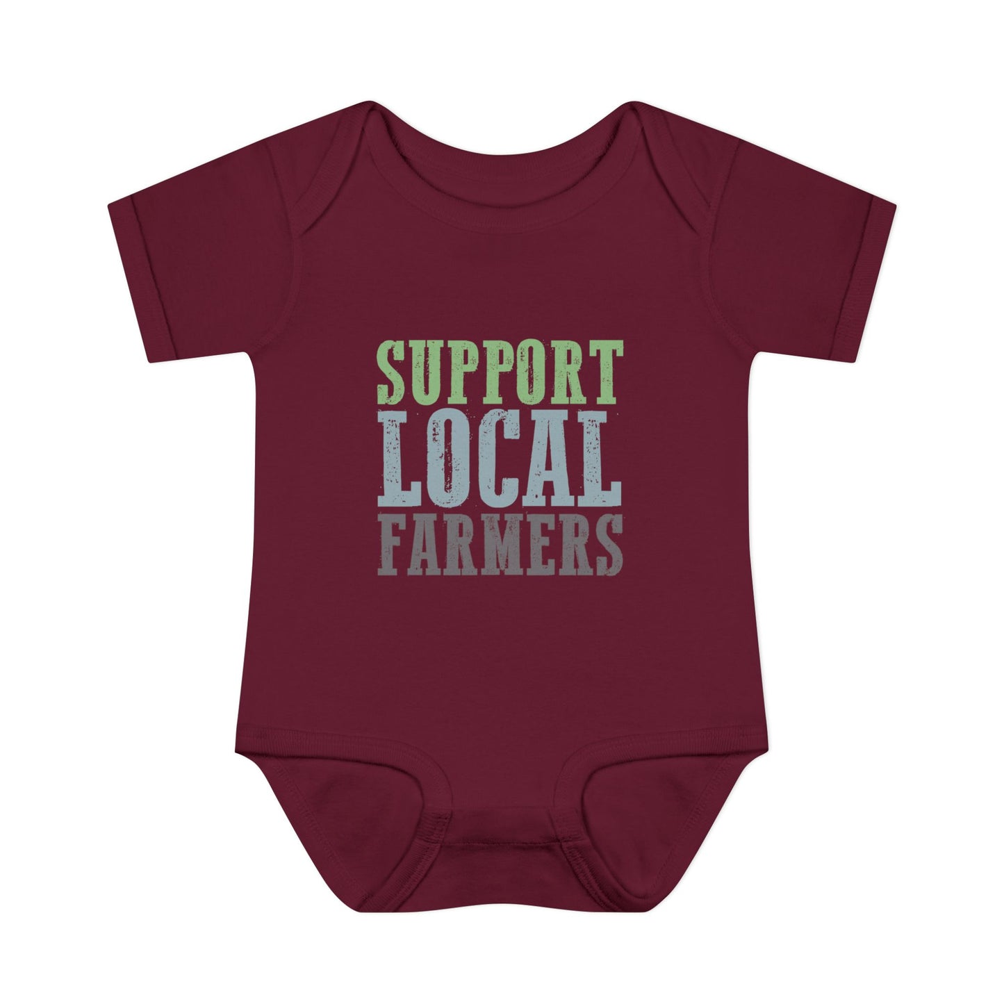 Support Local Farmers Infant Bodysuit
