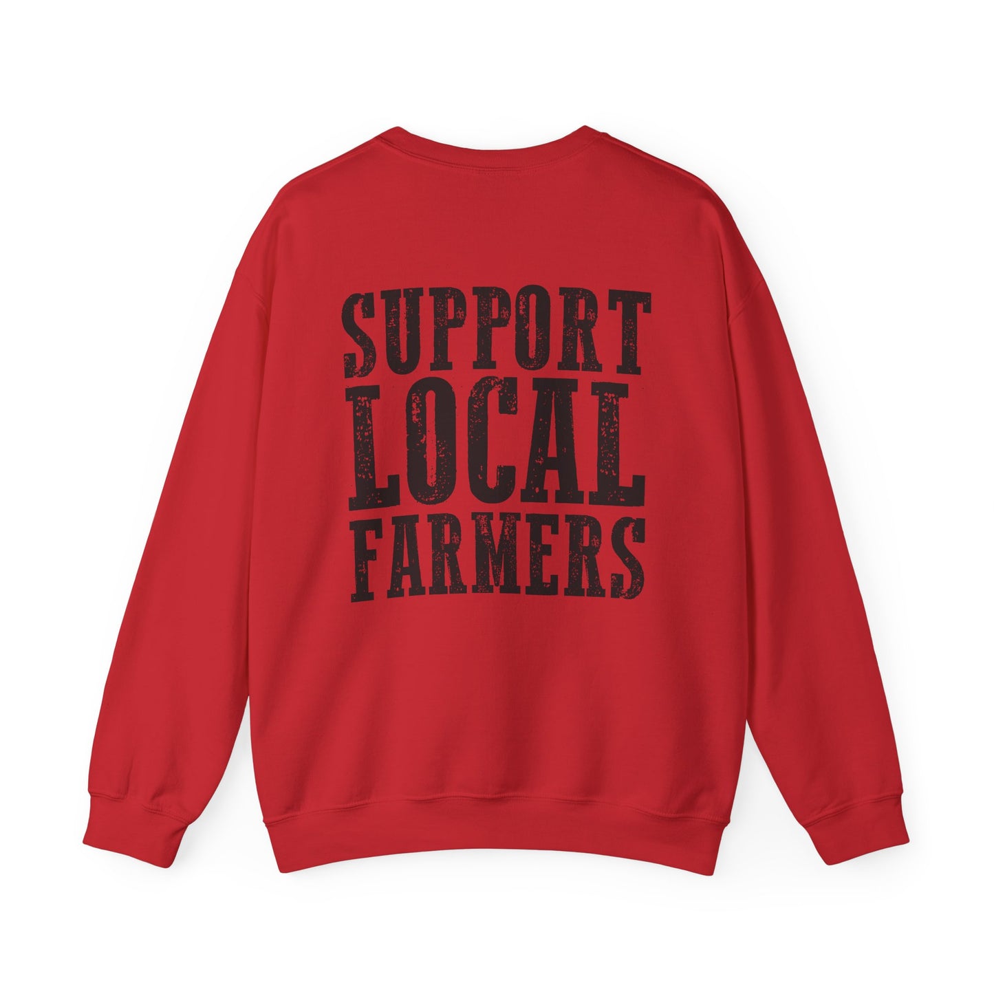 Farm Fresh & Cozy Crewneck – Support Local Farmers Sweatshirt