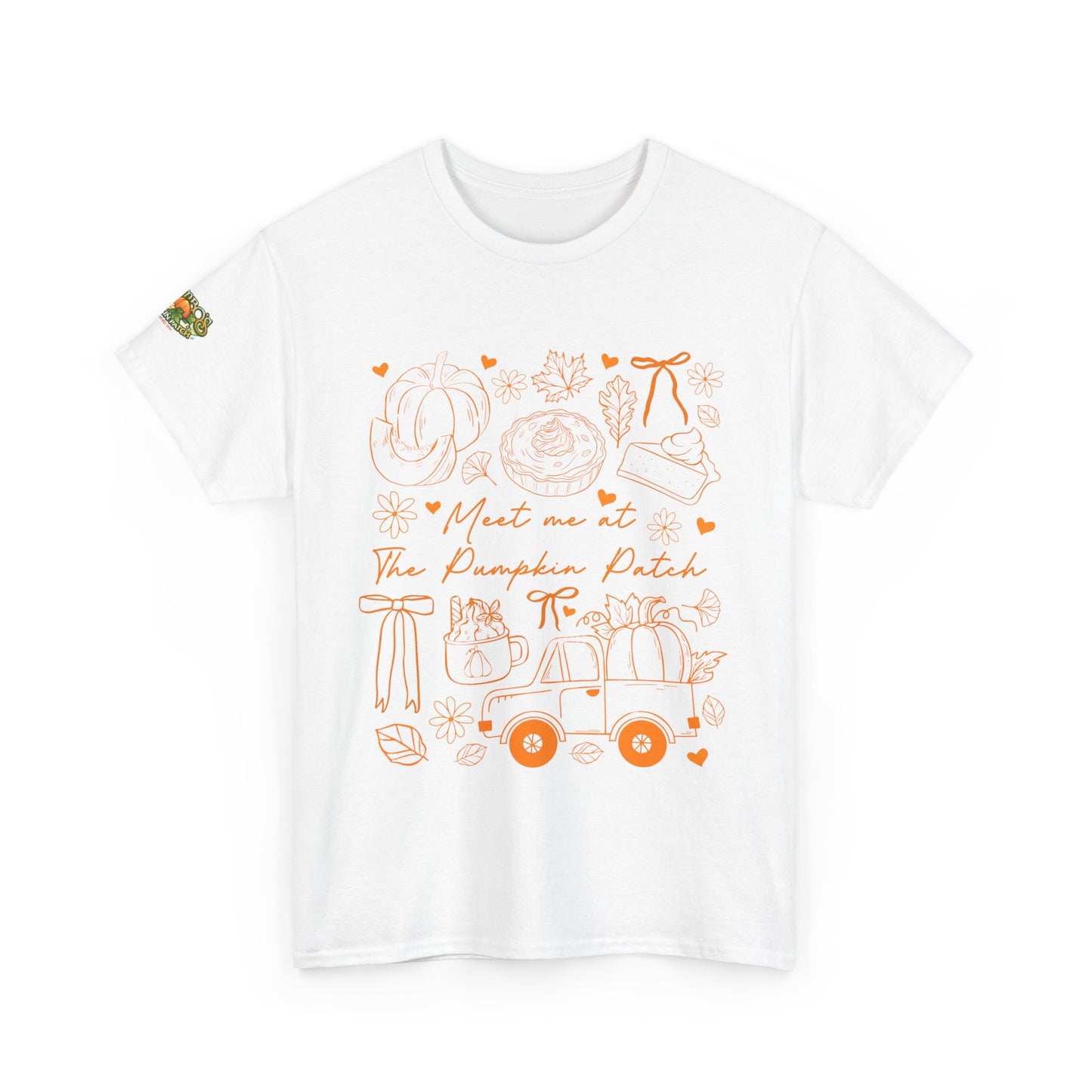 Meet Me At The Pumpkin Patch Gildan™ Adult Unisex T-Shirt – Cozy Fall Graphic Tee