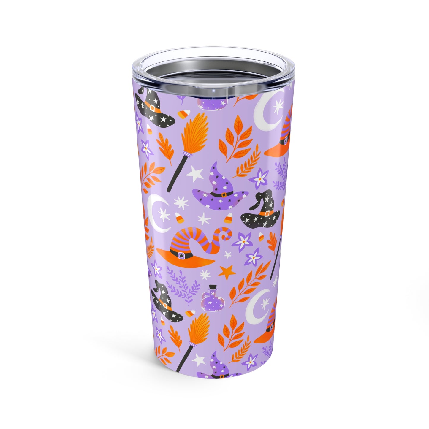 Halloween Witch Tumbler, 20oz Travel Mug, Spooky Gift, Autumn Decor, Pumpkin Spice Season, Witch Themed Drinkware