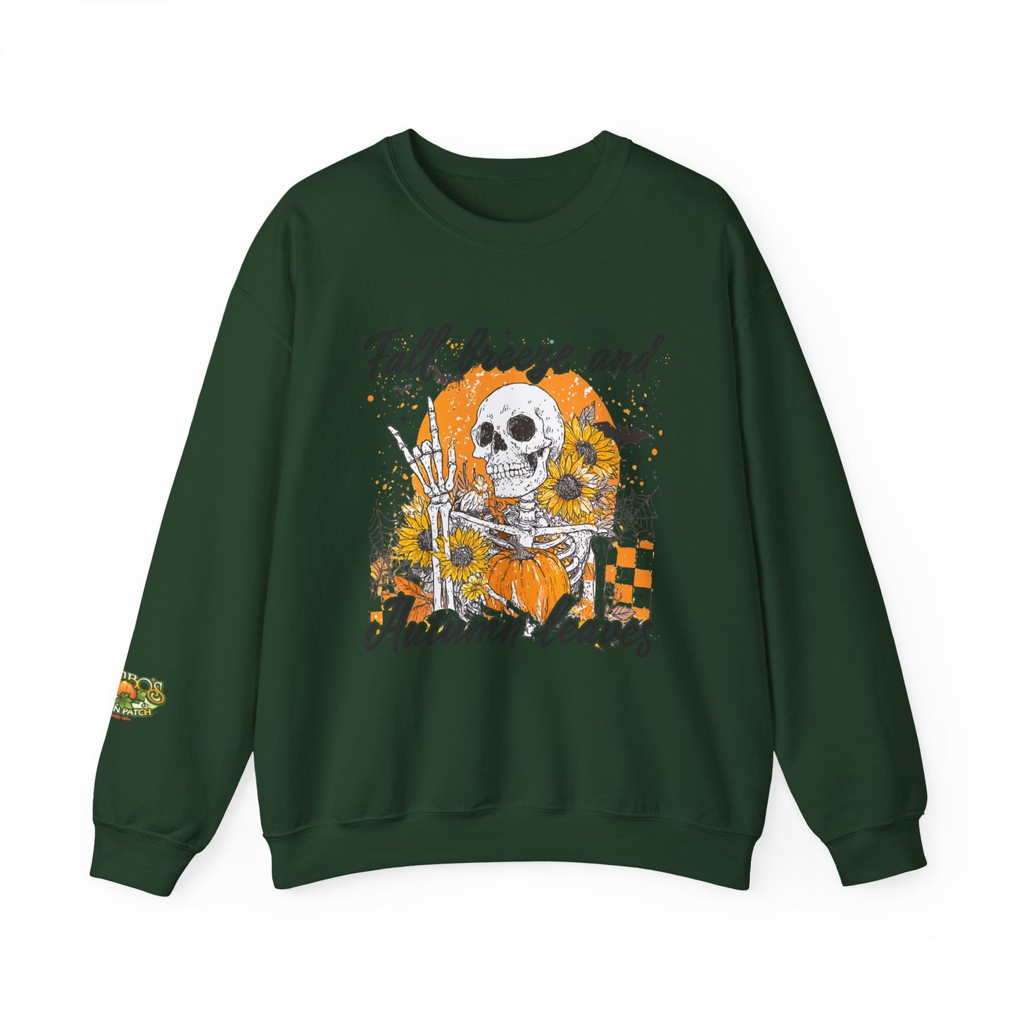 Fall Breeze & Autumn Leaves Gildan™️ Crewneck Sweatshirt