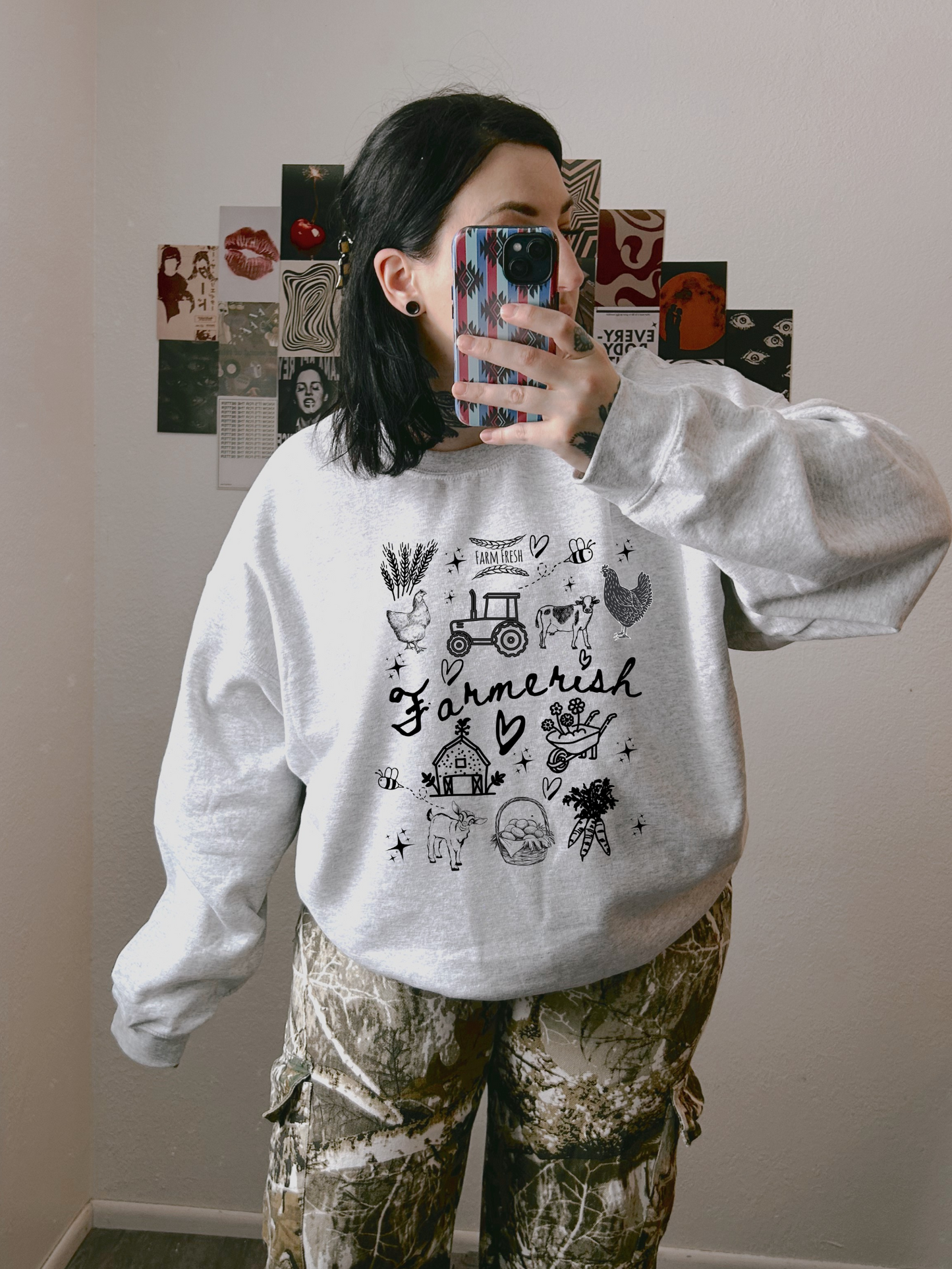 Famerish Adult Unisex Crewneck Sweatshirt