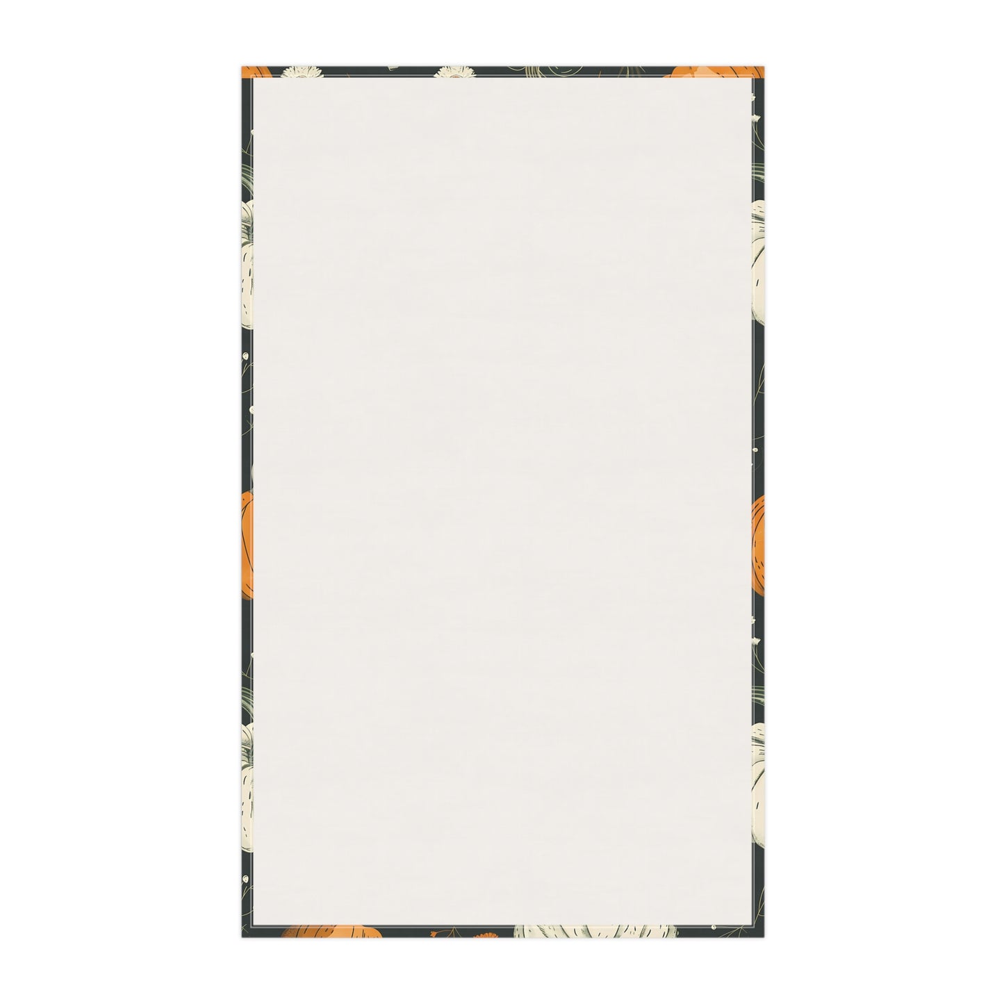 Autumn Pumpkins Cotton Tea Towel