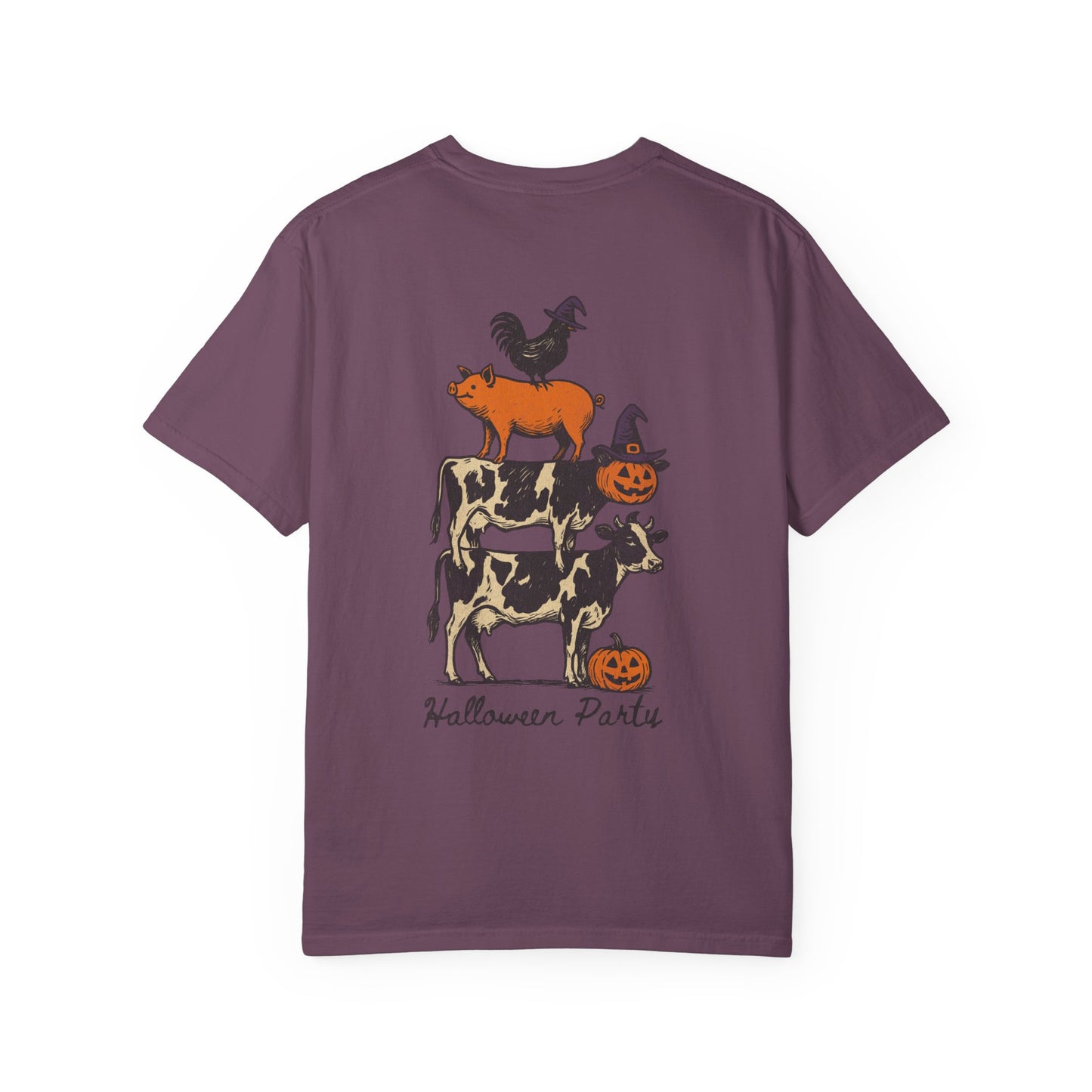 🎃 Halloween Party Cow Comfort Colors Tee