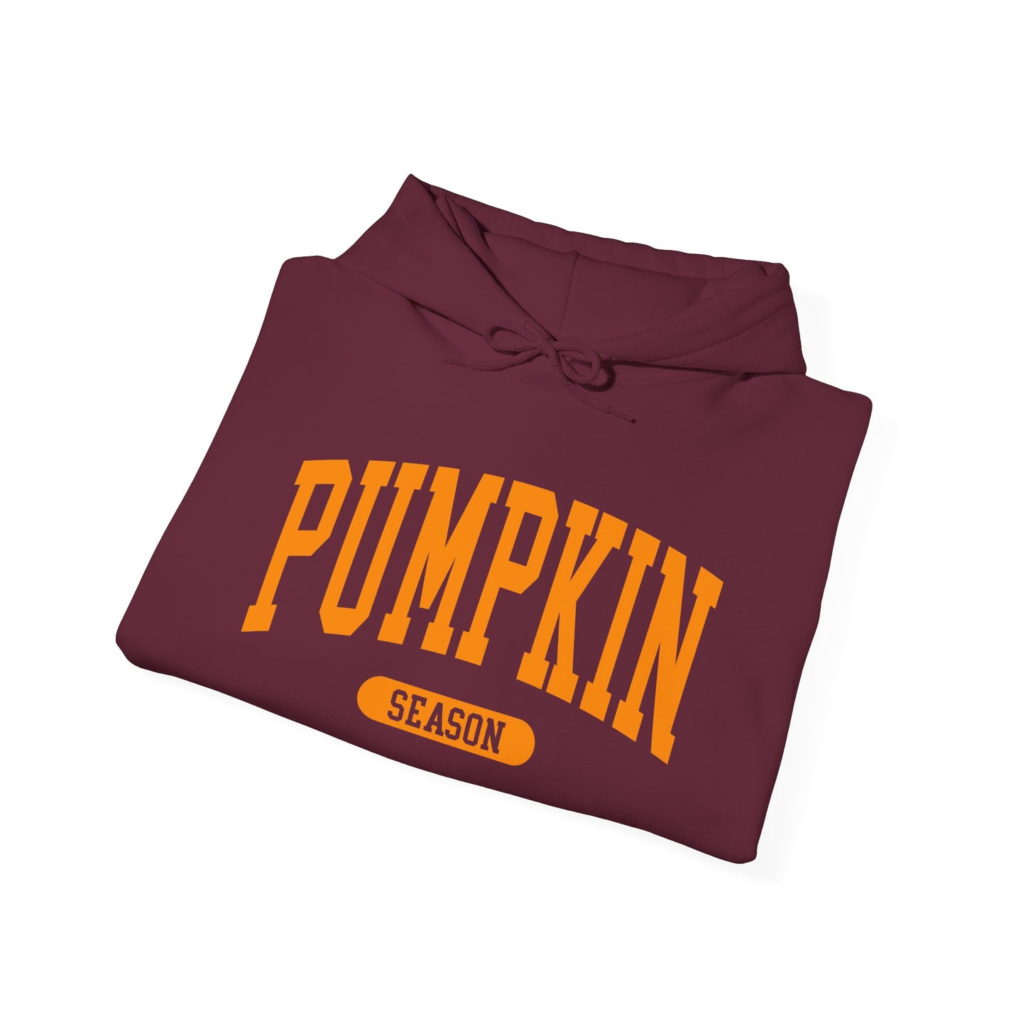 Pumpkin Season Gildan Hoodie | Jumbo’s Pumpkin Patch Logo Sleeve
