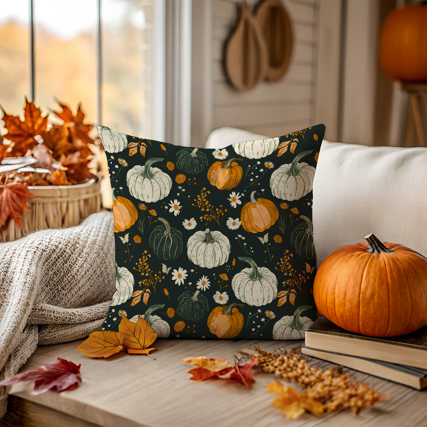 Pumpkin Pillow Cover | Jumbo’s Pumpkin Patch | Fall Farmhouse Home Decor