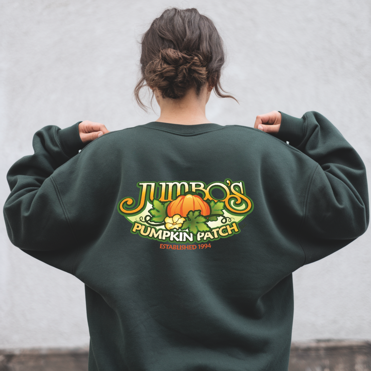 Jumbo's Pumpkin Patch Adult Unisex Crewneck Sweatshirt