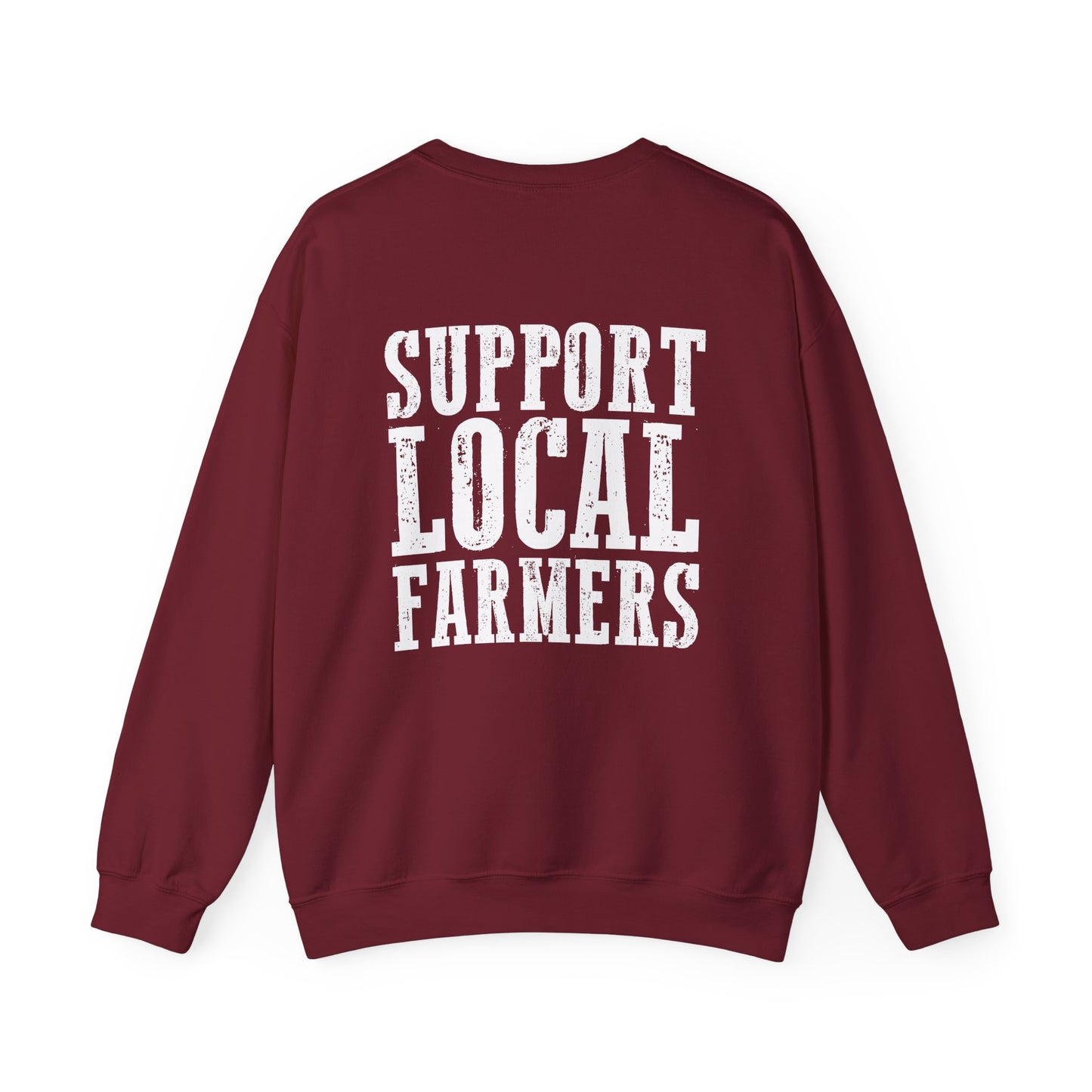 Farm Fresh & Cozy Crewneck – Support Local Farmers Sweatshirt