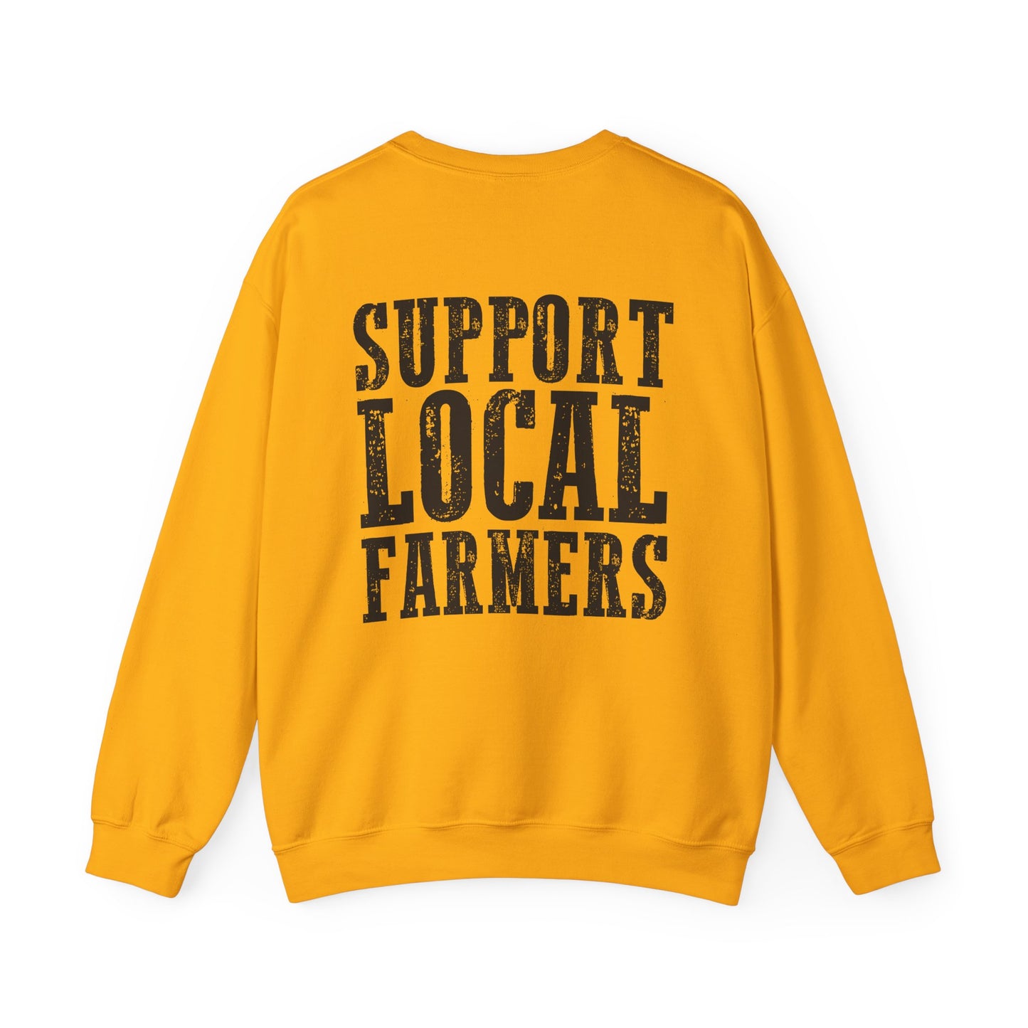 Farm Fresh & Cozy Crewneck – Support Local Farmers Sweatshirt