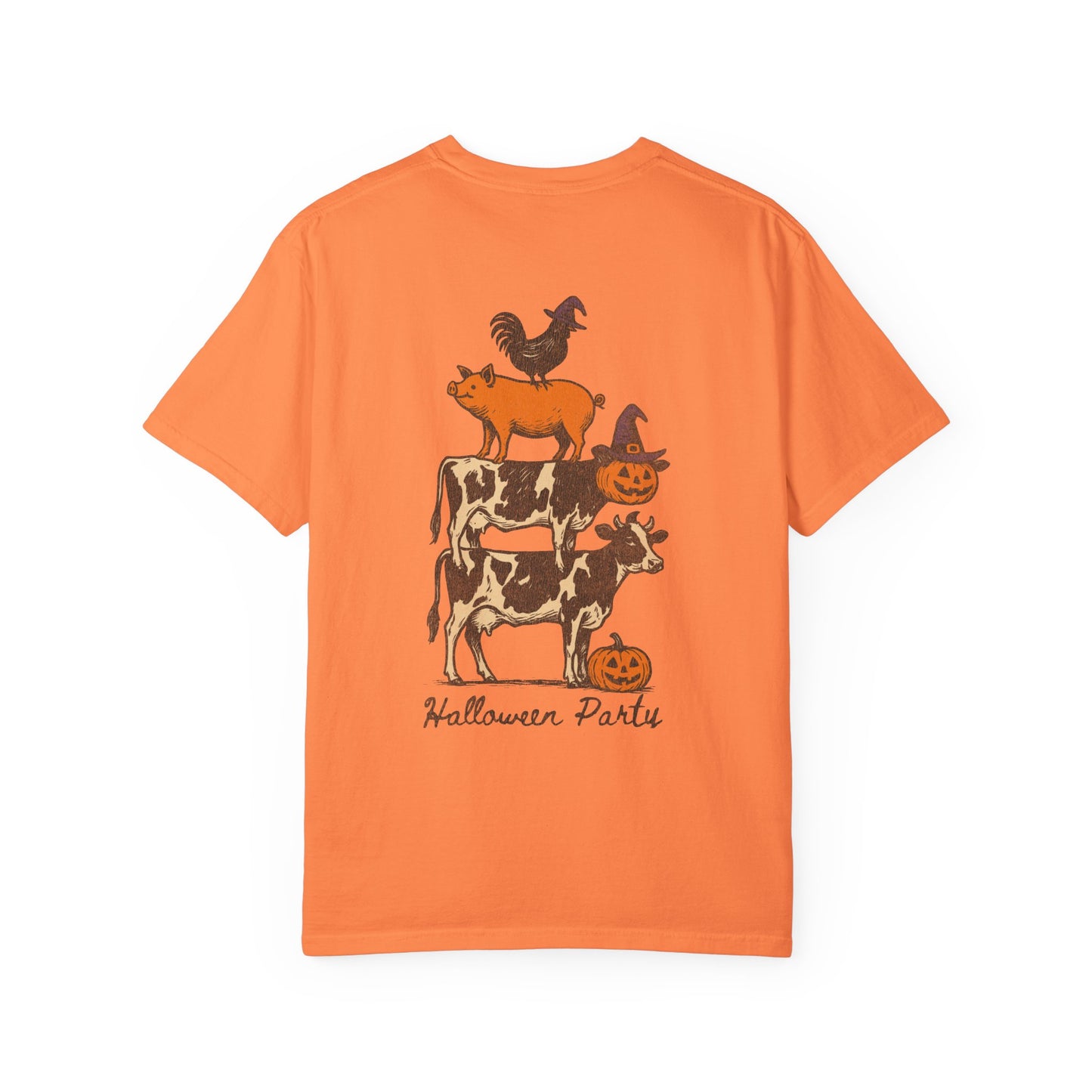 🎃 Halloween Party Cow Comfort Colors Tee