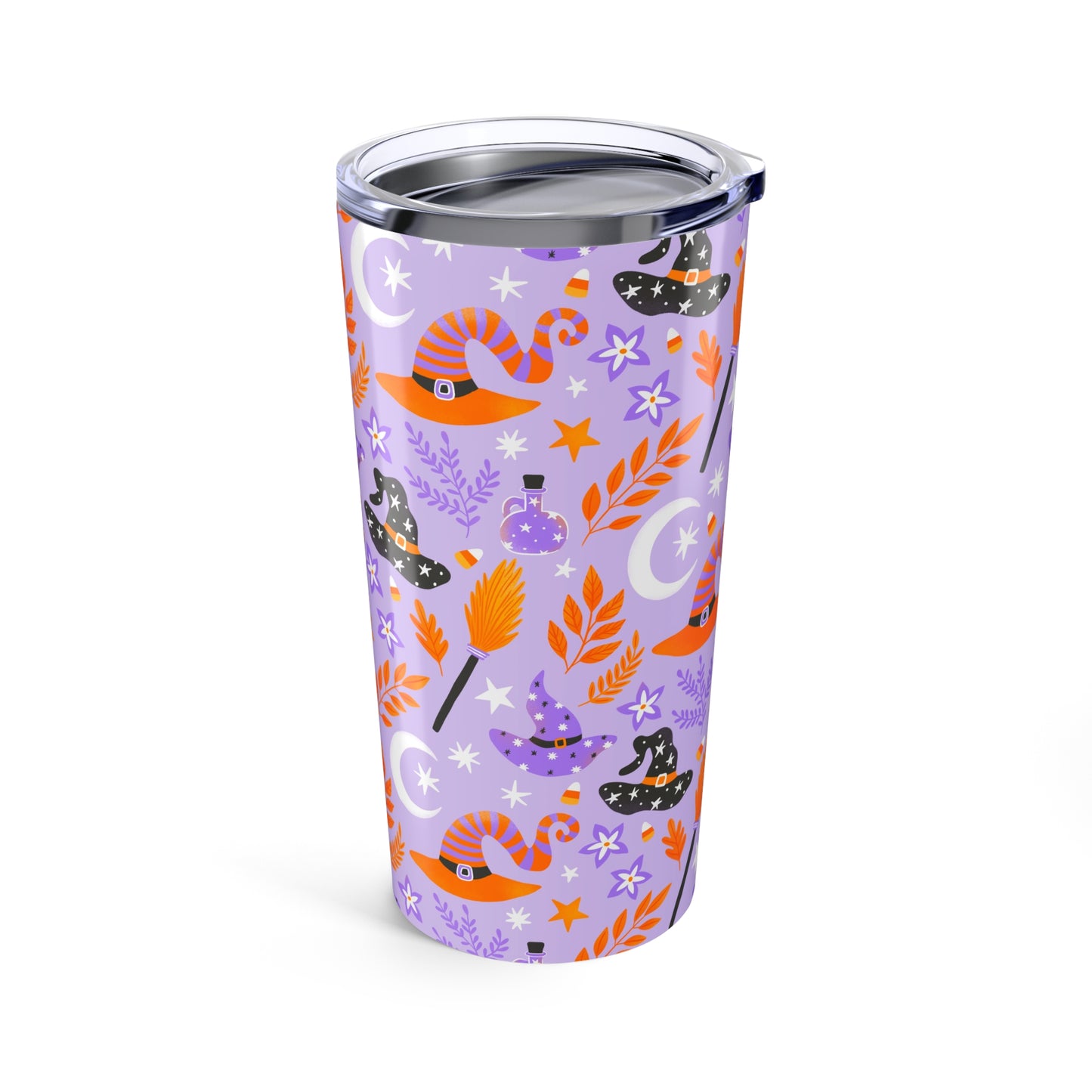 Halloween Witch Tumbler, 20oz Travel Mug, Spooky Gift, Autumn Decor, Pumpkin Spice Season, Witch Themed Drinkware