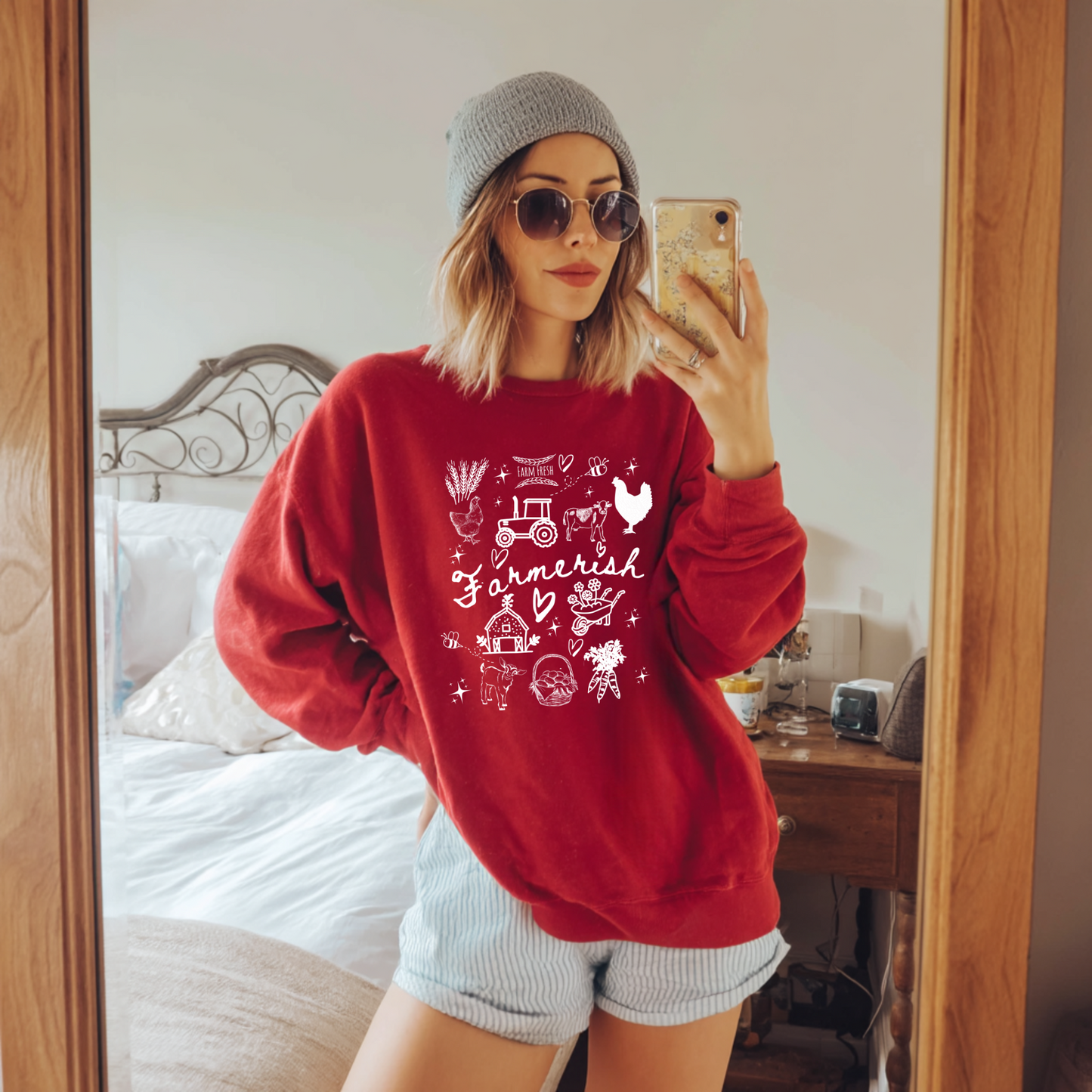 Famerish Adult Unisex Crewneck Sweatshirt