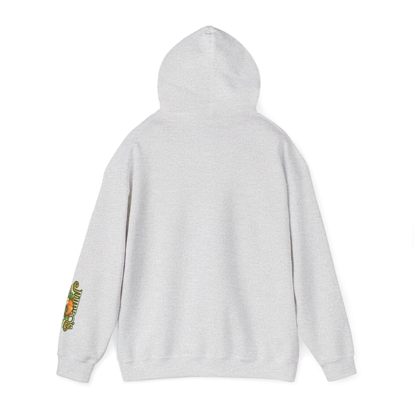 Pumpkin Season Gildan Hoodie | Jumbo’s Pumpkin Patch Logo Sleeve