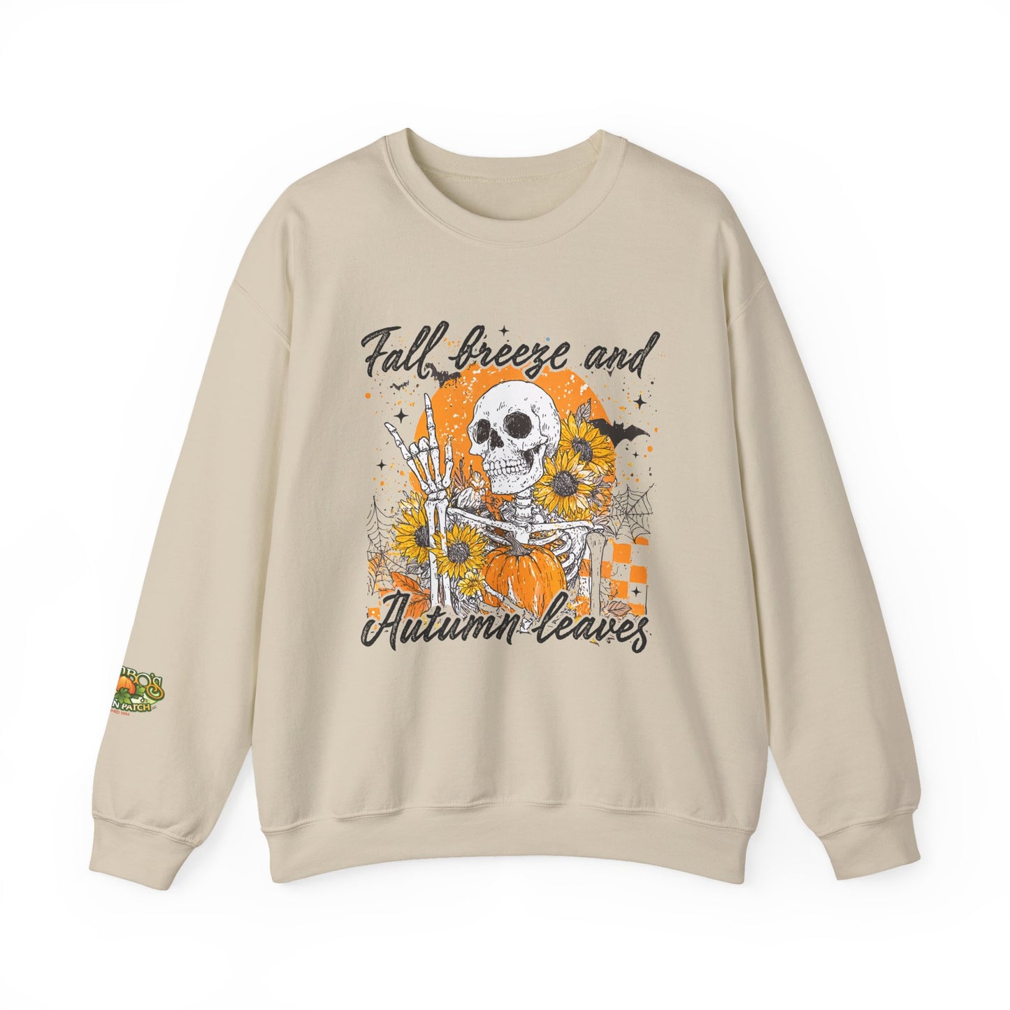 Fall Breeze & Autumn Leaves Gildan™️ Crewneck Sweatshirt