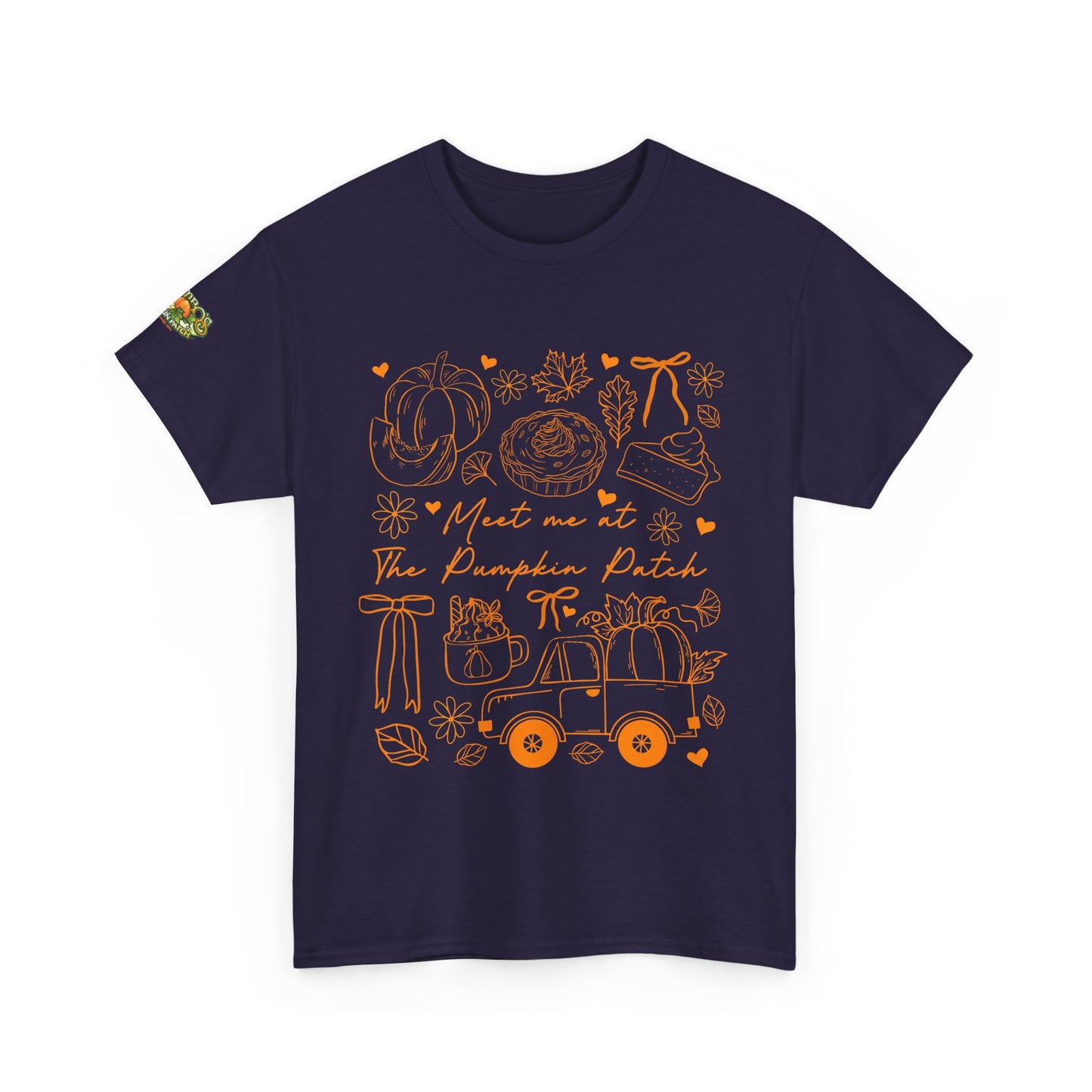 Meet Me At The Pumpkin Patch Gildan™ Adult Unisex T-Shirt – Cozy Fall Graphic Tee