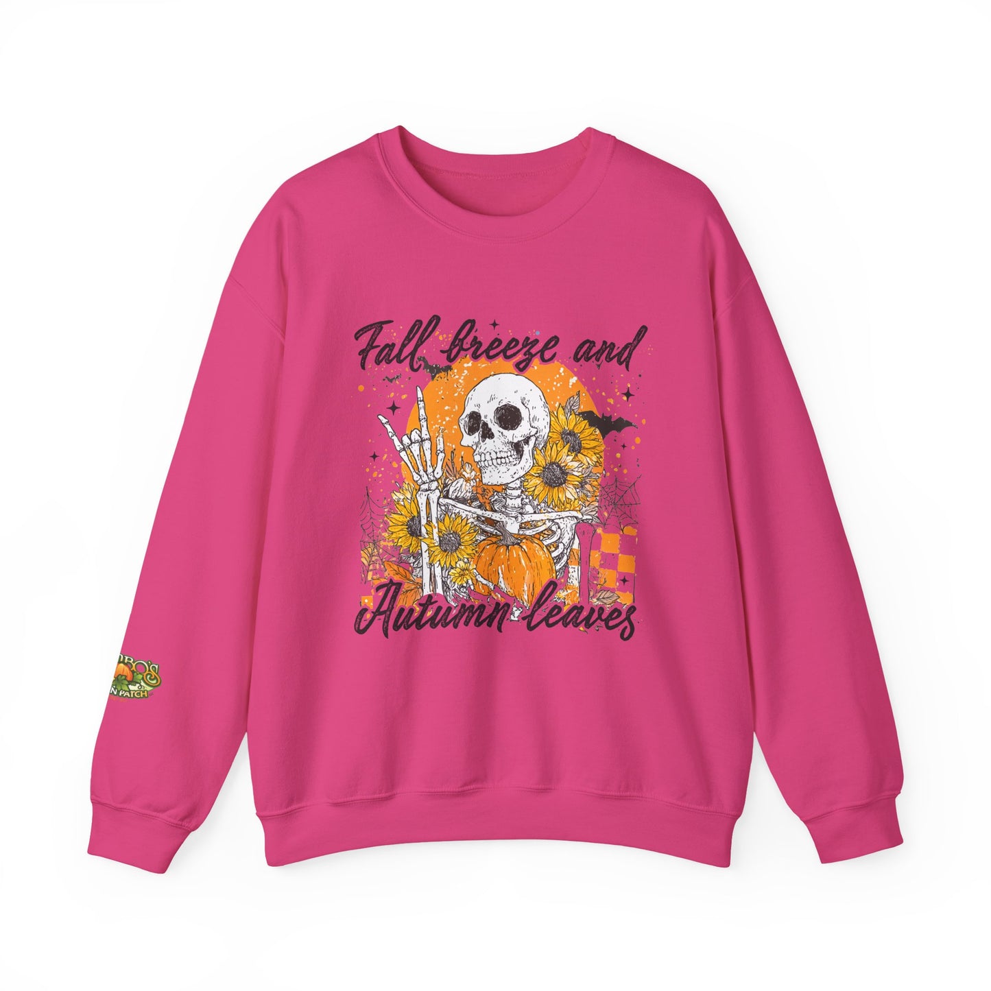 Fall Breeze & Autumn Leaves Gildan™️ Crewneck Sweatshirt