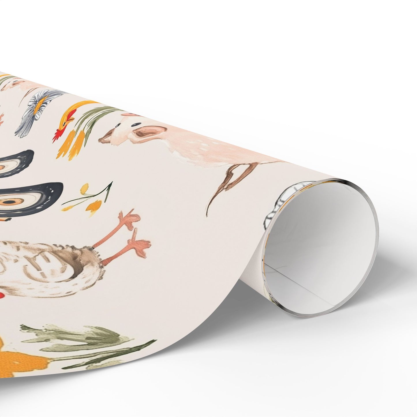Farm Animal Wrapping Paper – Tractor & Barnyard Gift Wrap for Kids & Families