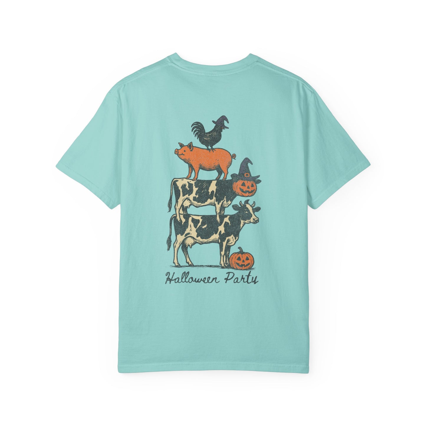 🎃 Halloween Party Cow Comfort Colors Tee