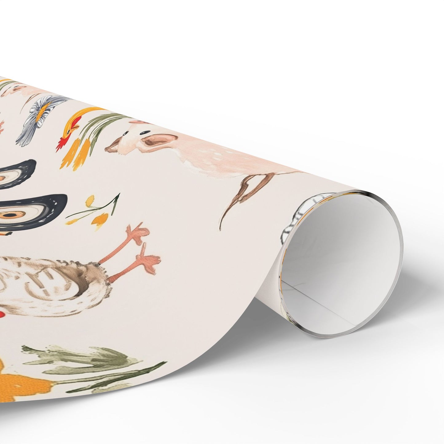 Farm Animal Wrapping Paper – Tractor & Barnyard Gift Wrap for Kids & Families