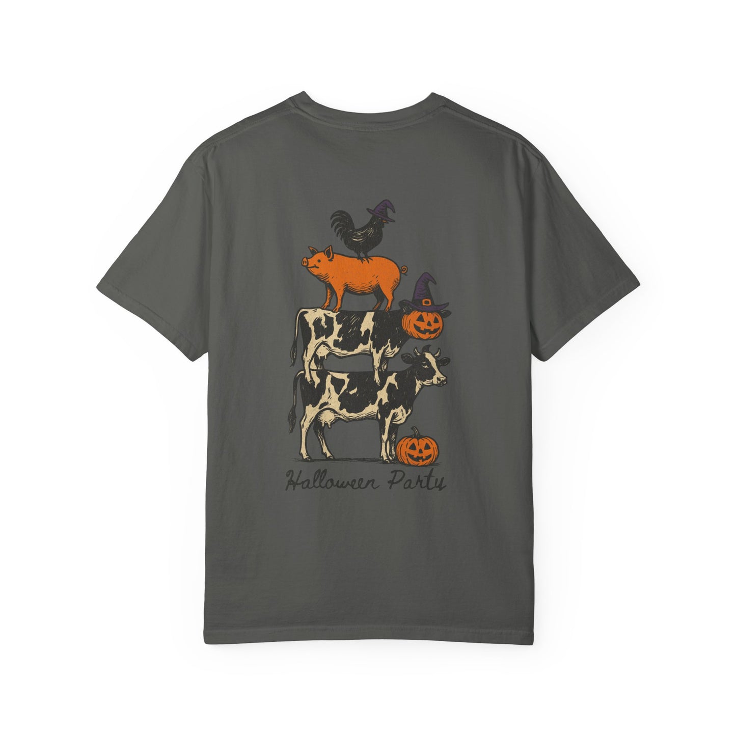 🎃 Halloween Party Cow Comfort Colors Tee