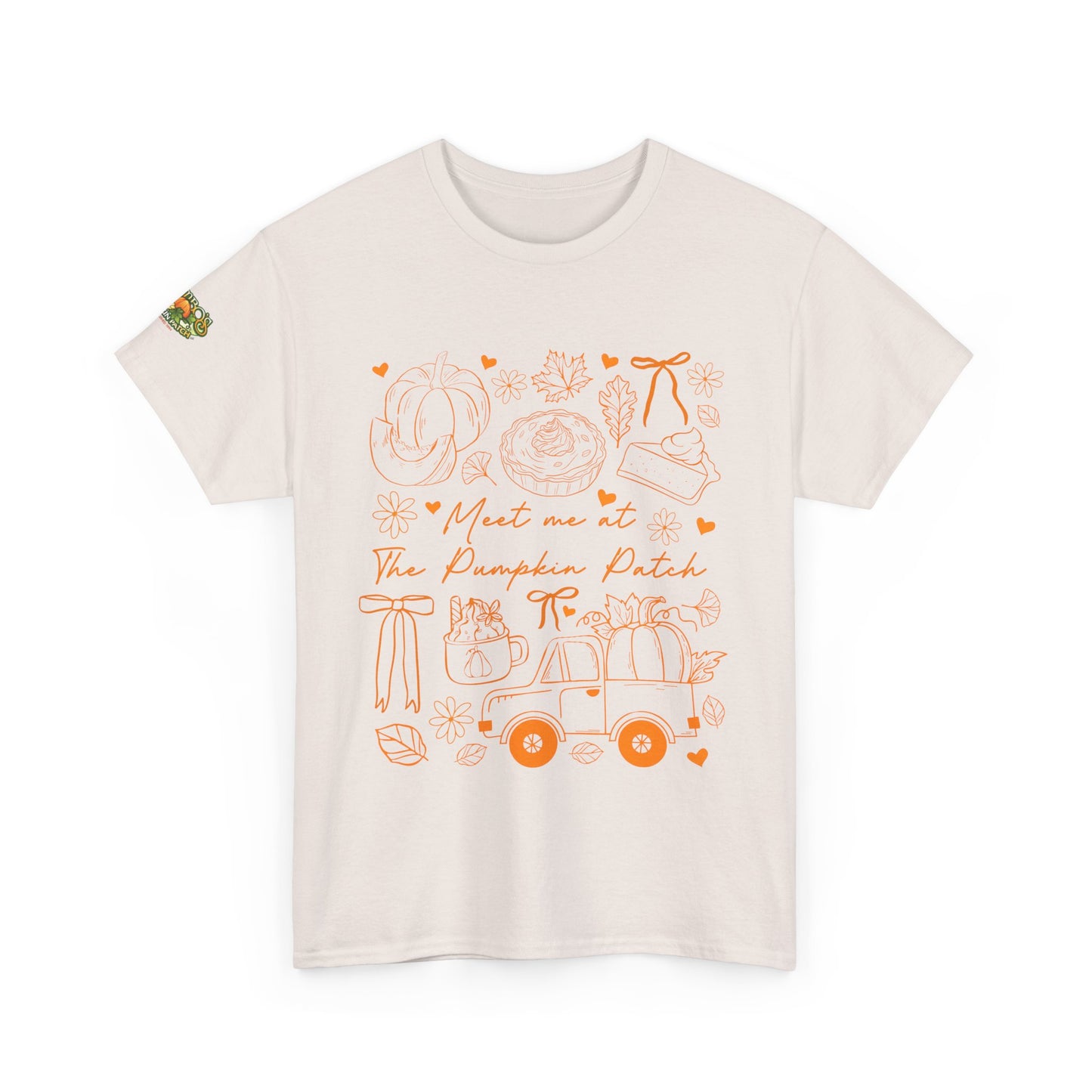 Meet Me At The Pumpkin Patch Gildan™ Adult Unisex T-Shirt – Cozy Fall Graphic Tee